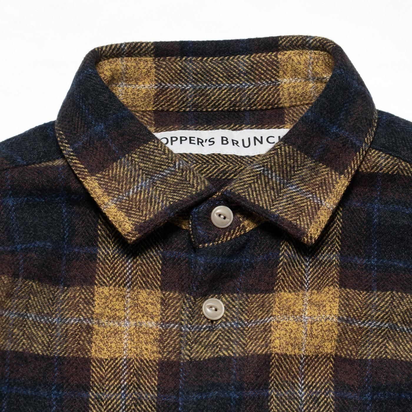 HOPPER'S BRUNCH * Shirt Jacket Brushed Cotton(2色展開)
