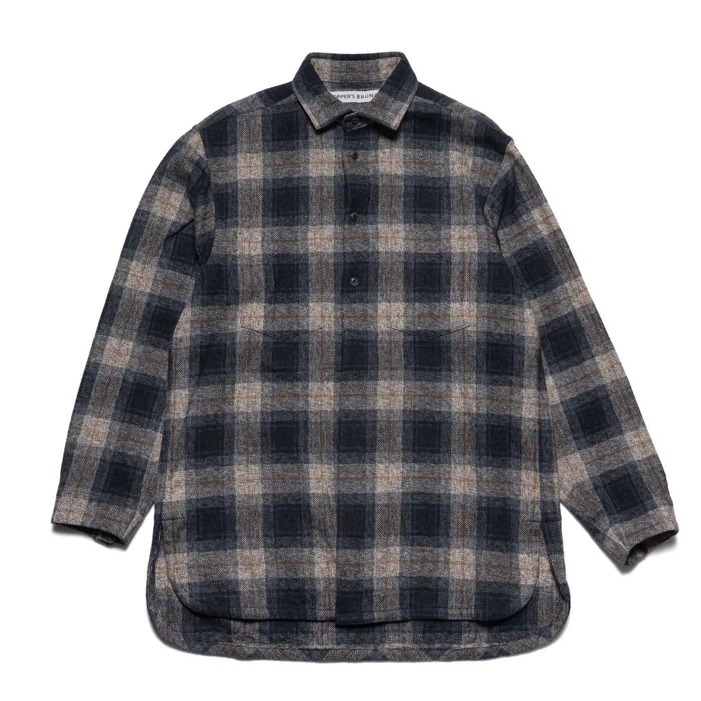 HOPPER'S BRUNCH * Shirt Jacket Brushed Cotton(2色展開)