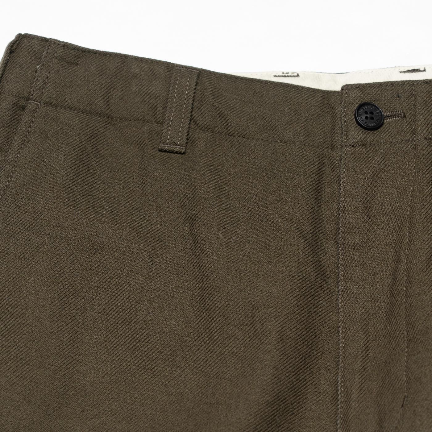 COMME des GARCONS HOMME * HP-P036 Cotton Wool Cargo Pants * Khaki