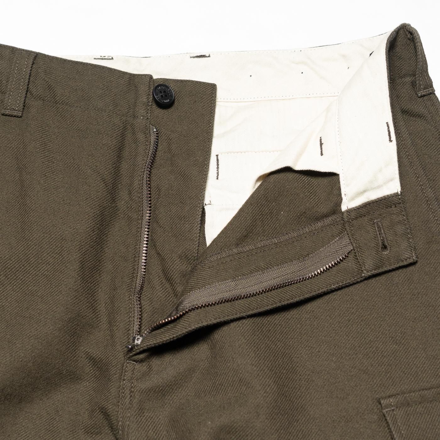COMME des GARCONS HOMME * HP-P036 Cotton Wool Cargo Pants * Khaki
