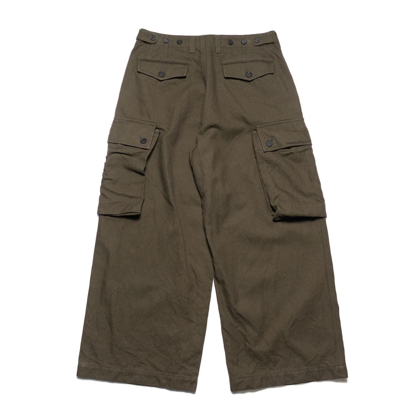 COMME des GARCONS HOMME * HP-P036 Cotton Wool Cargo Pants * Khaki