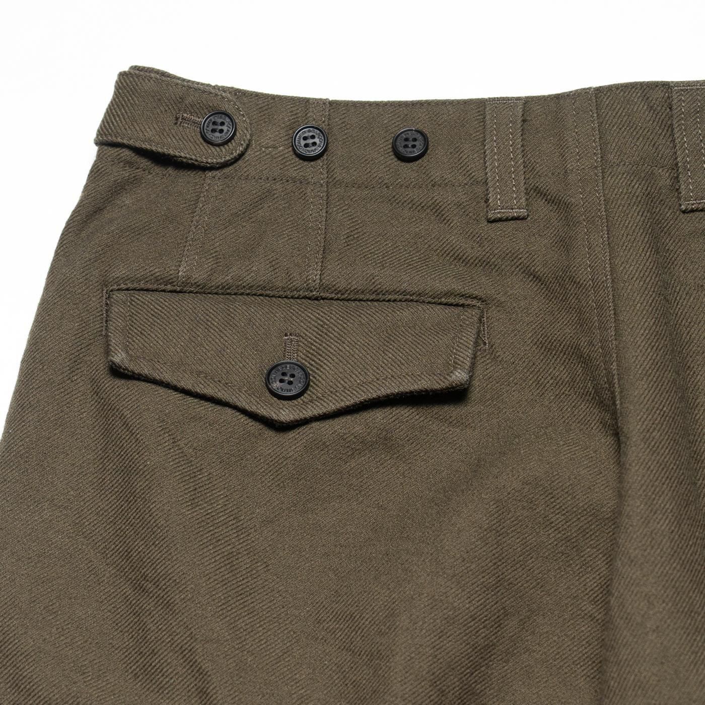 COMME des GARCONS HOMME * HP-P036 Cotton Wool Cargo Pants * Khaki