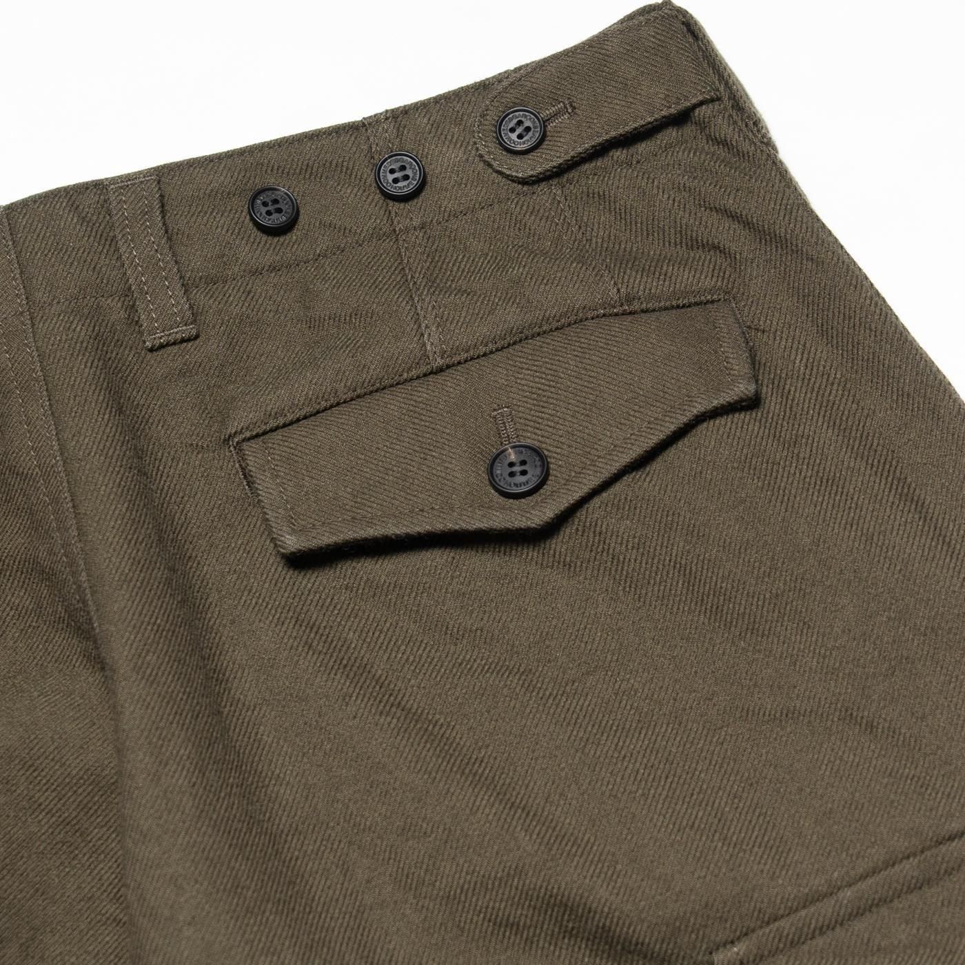 COMME des GARCONS HOMME * HP-P036 Cotton Wool Cargo Pants * Khaki