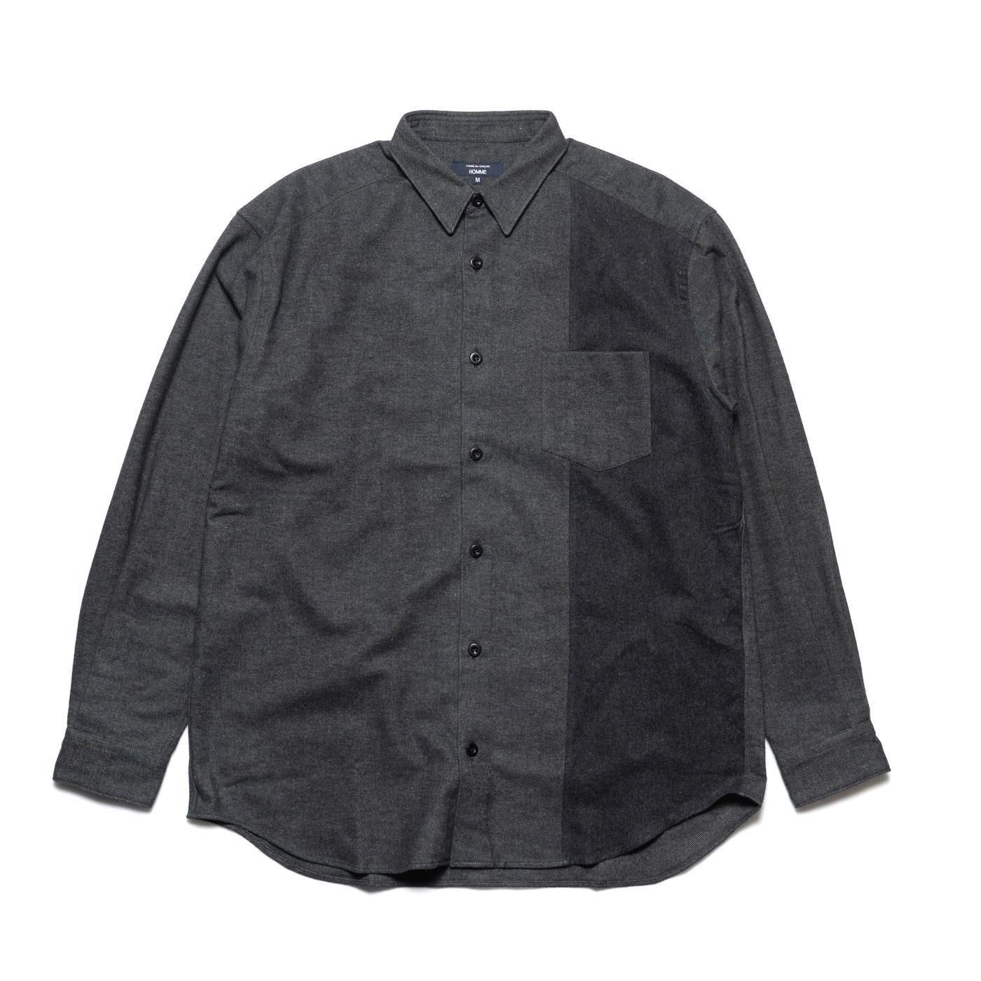 COMME des GARCONS HOMME * HP-B028 Cotton Flannel Shirt * Grey