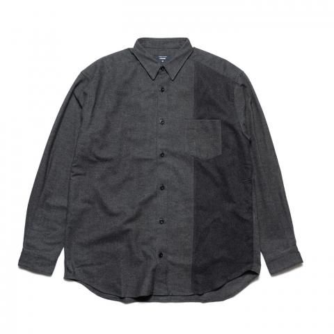 COMME des GARCONS HOMME * HP-B028 Cotton Flannel Shirt * Grey