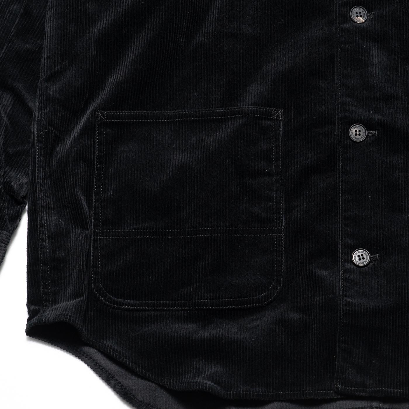 COMME des GARCONS HOMME * HP-B029 Corduroy Coverall Shirt * Black