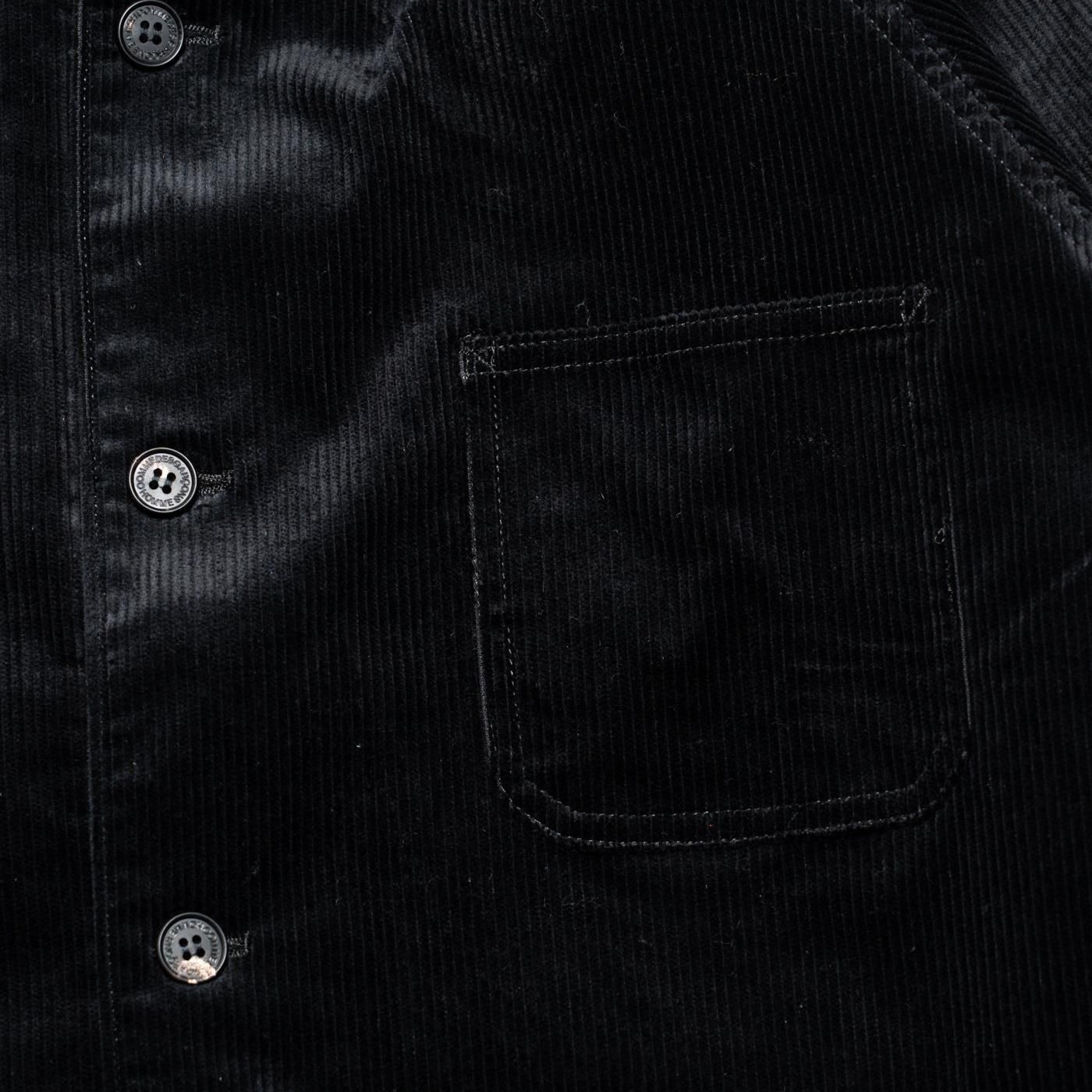 COMME des GARCONS HOMME * HP-B029 Corduroy Coverall Shirt * Black