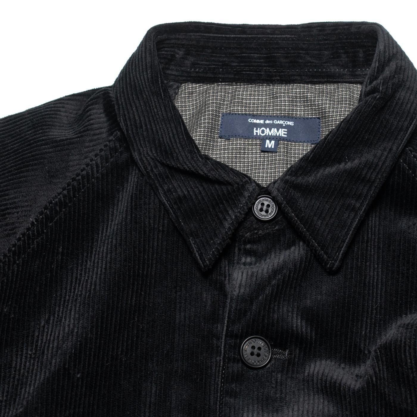 COMME des GARCONS HOMME * HP-B029 Corduroy Coverall Shirt * Black