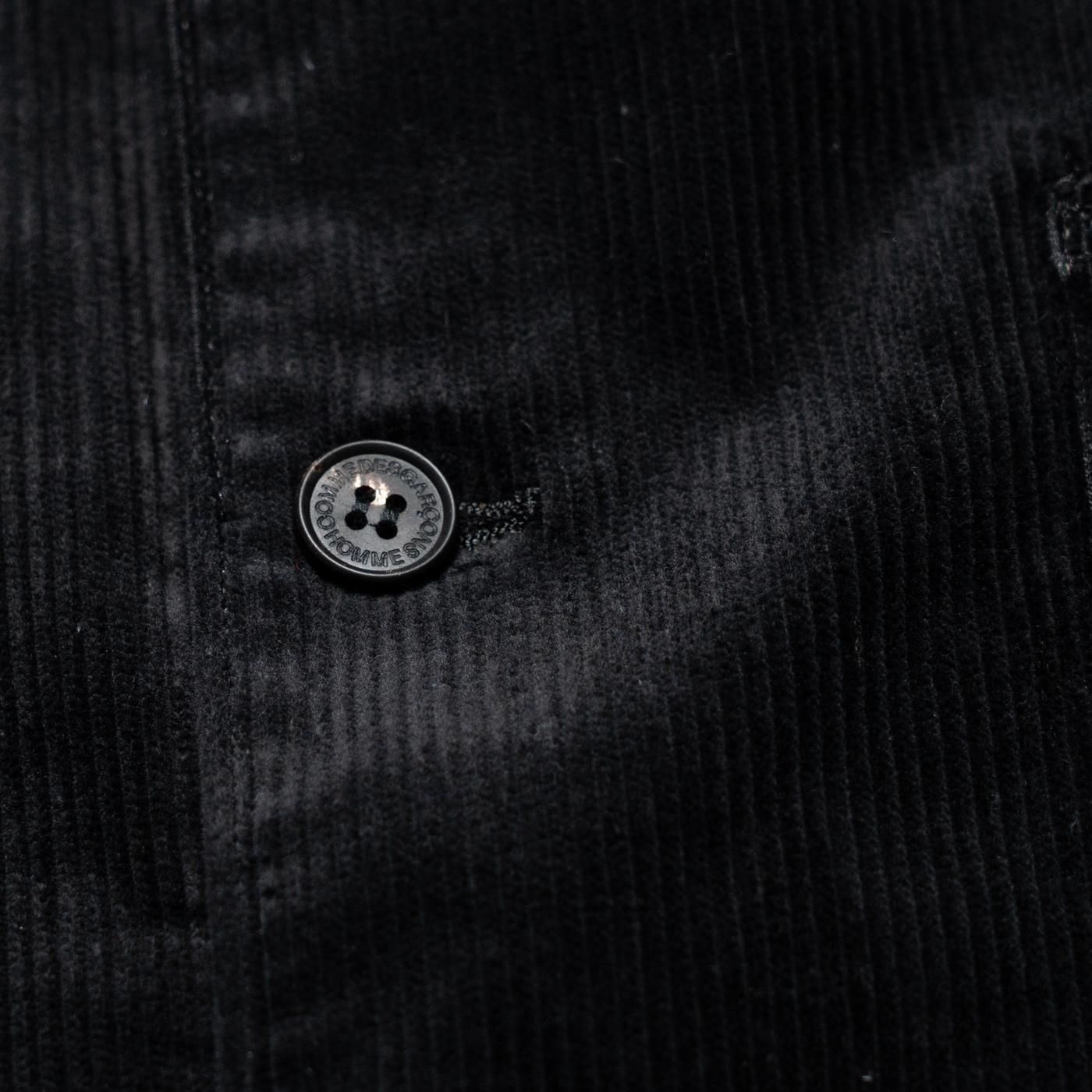 COMME des GARCONS HOMME * HP-B029 Corduroy Coverall Shirt * Black