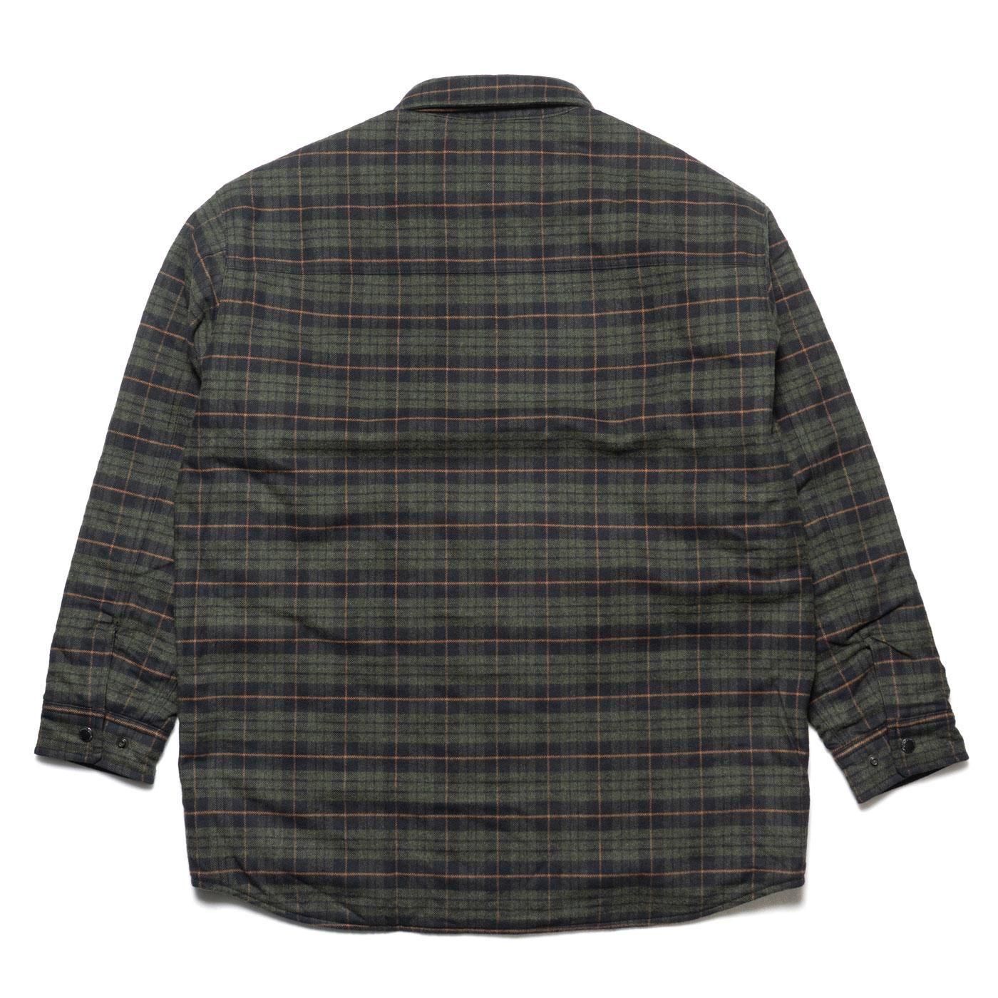 COMME des GARCONS HOMME * HP-B030 Cotton Flannek Check Shirt * Black/Green/Orange