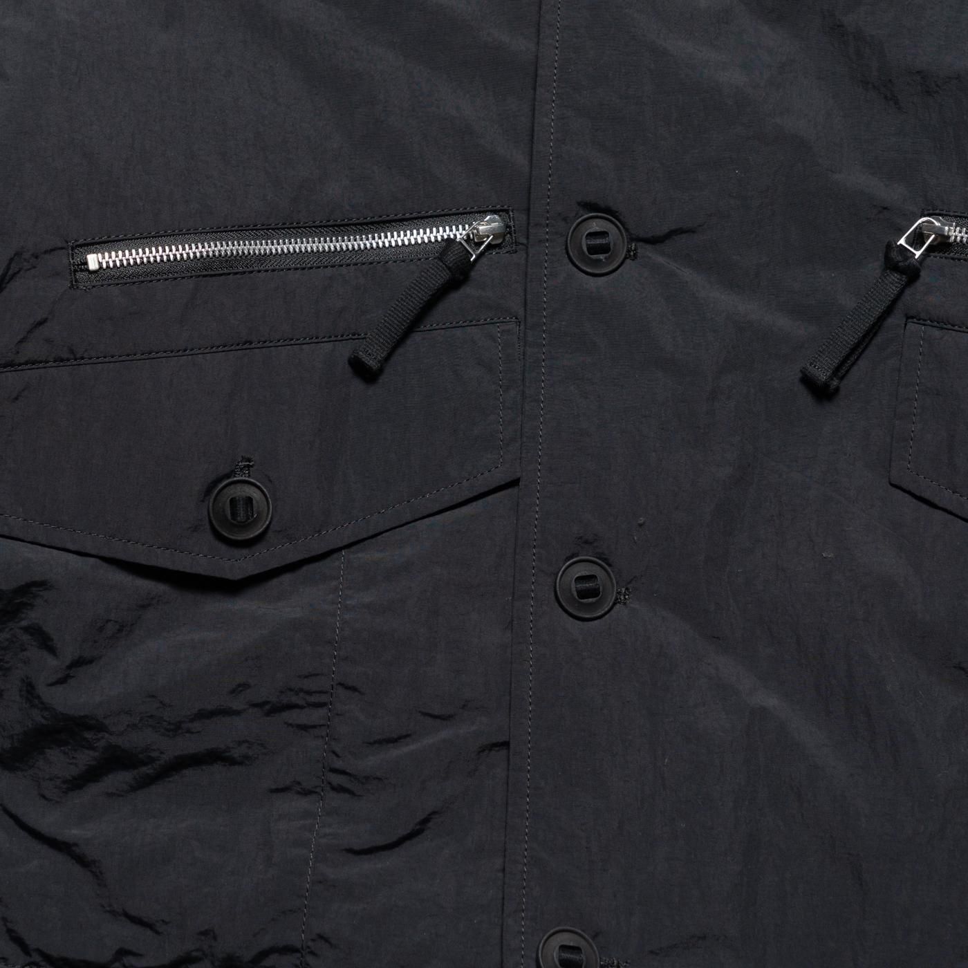 COMME des GARCONS HOMME * HP-J027 Nylon Tusser Militgary Blouson * Black