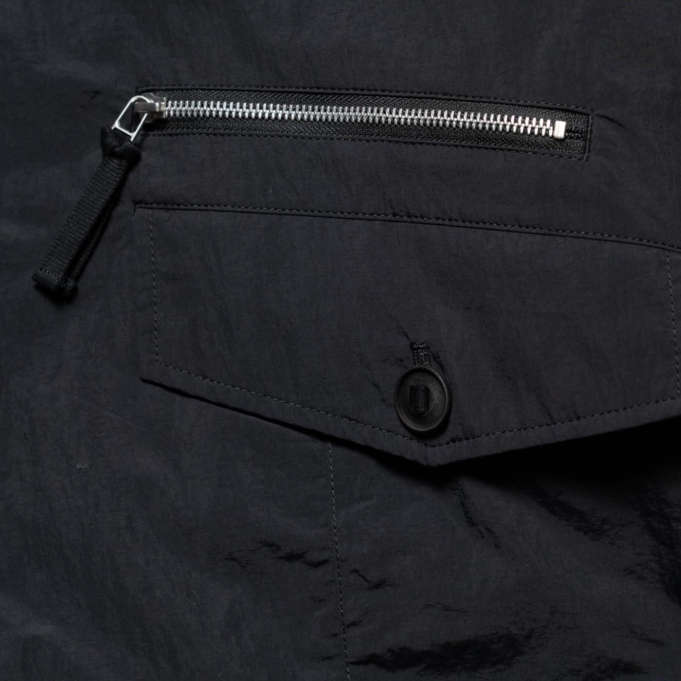 COMME des GARCONS HOMME * HP-J027 Nylon Tusser Militgary Blouson * Black