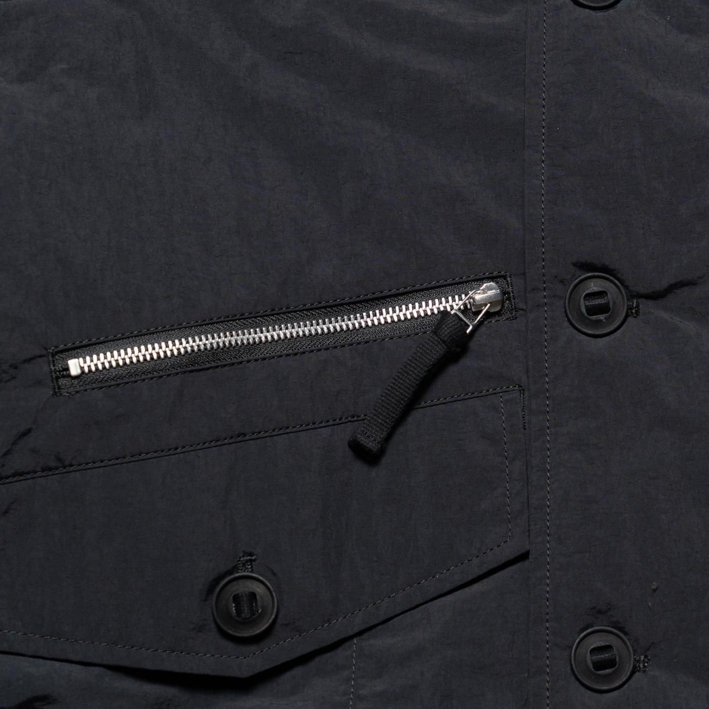 COMME des GARCONS HOMME * HP-J027 Nylon Tusser Militgary Blouson * Black