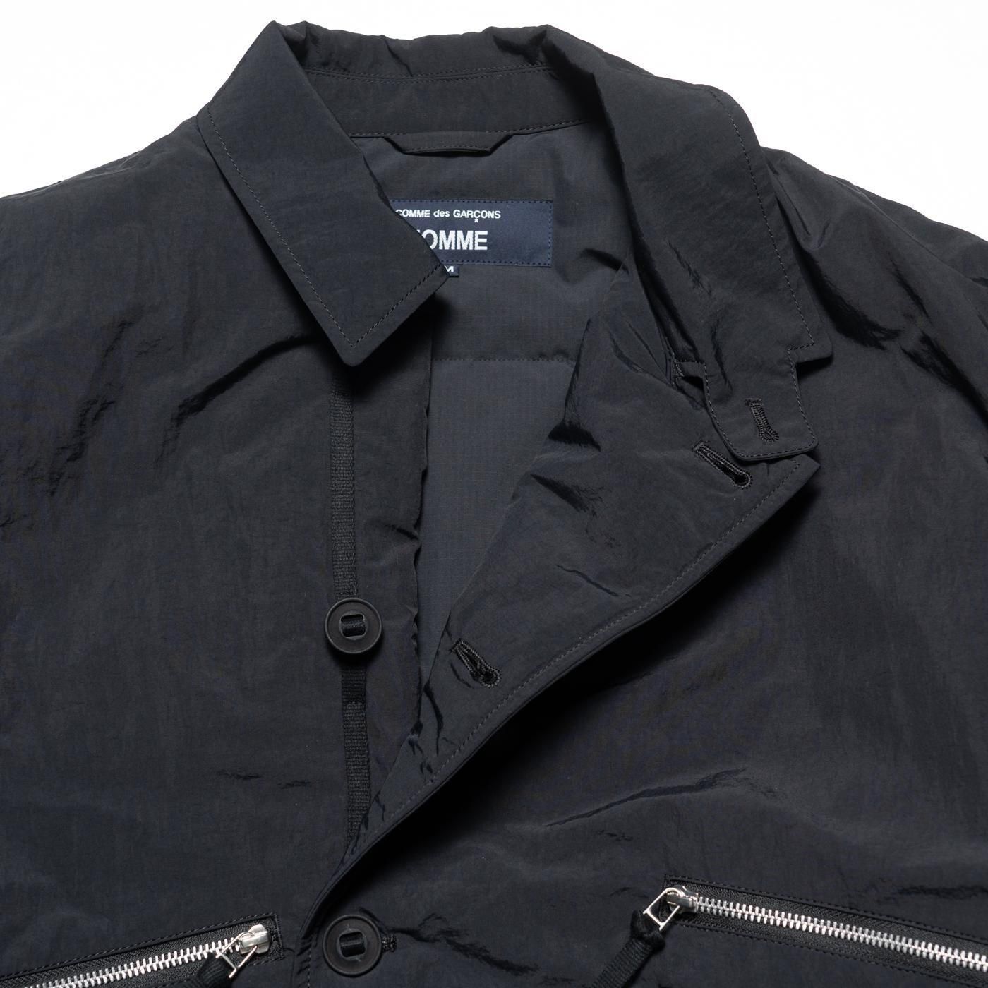 COMME des GARCONS HOMME * HP-J027 Nylon Tusser Militgary Blouson * Black