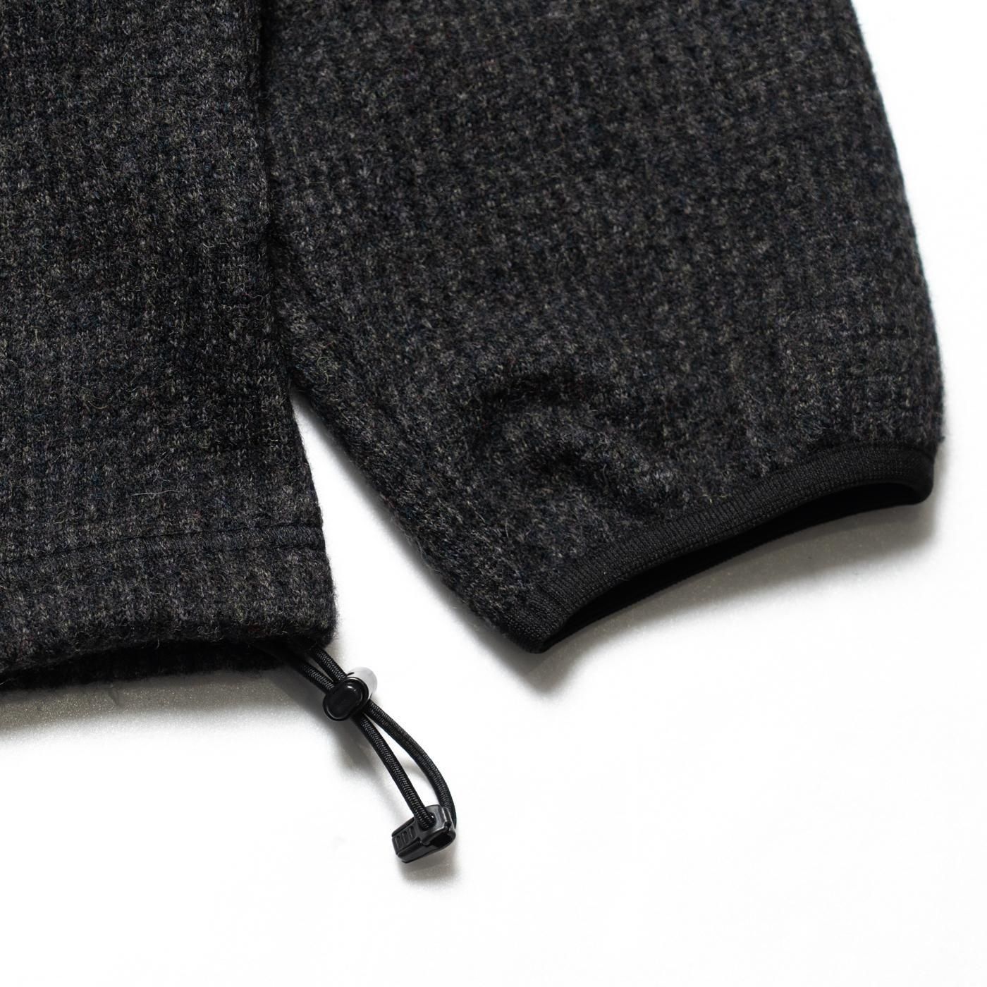 COMME des GARCONS HOMME * HP-T023 Shetland Wool Glen Check Snap Jacket * Grey