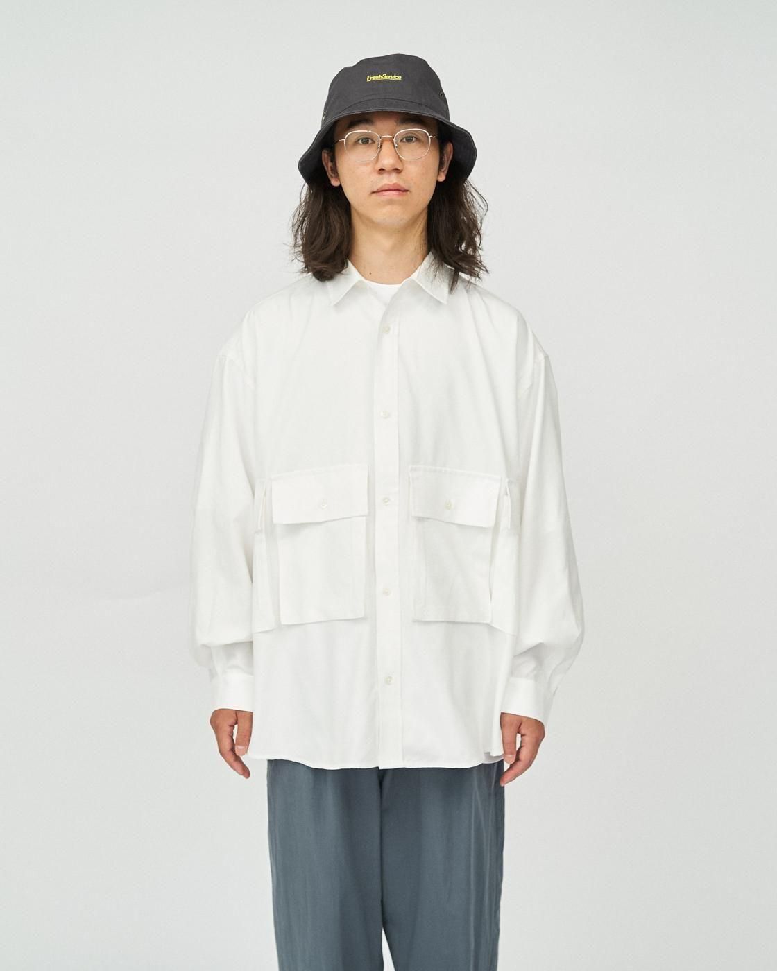 FreshService * DRY OXFORD FLAP POCKET L/S SHIRT(4Ÿ)