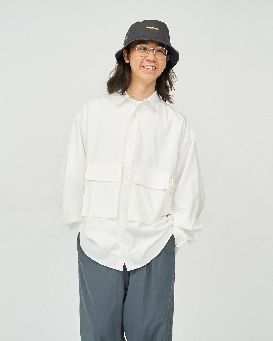 FreshService * DRY OXFORD FLAP POCKET L/S SHIRT(4Ÿ)