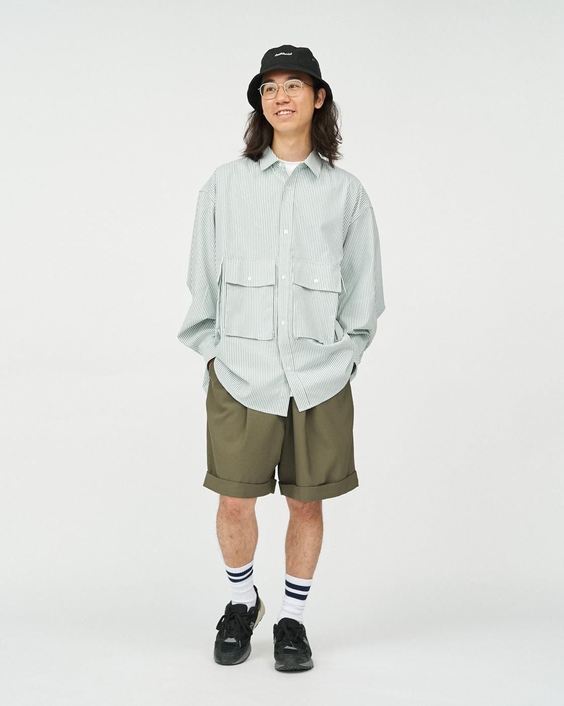 FreshService * DRY OXFORD FLAP POCKET L/S SHIRT(4Ÿ)