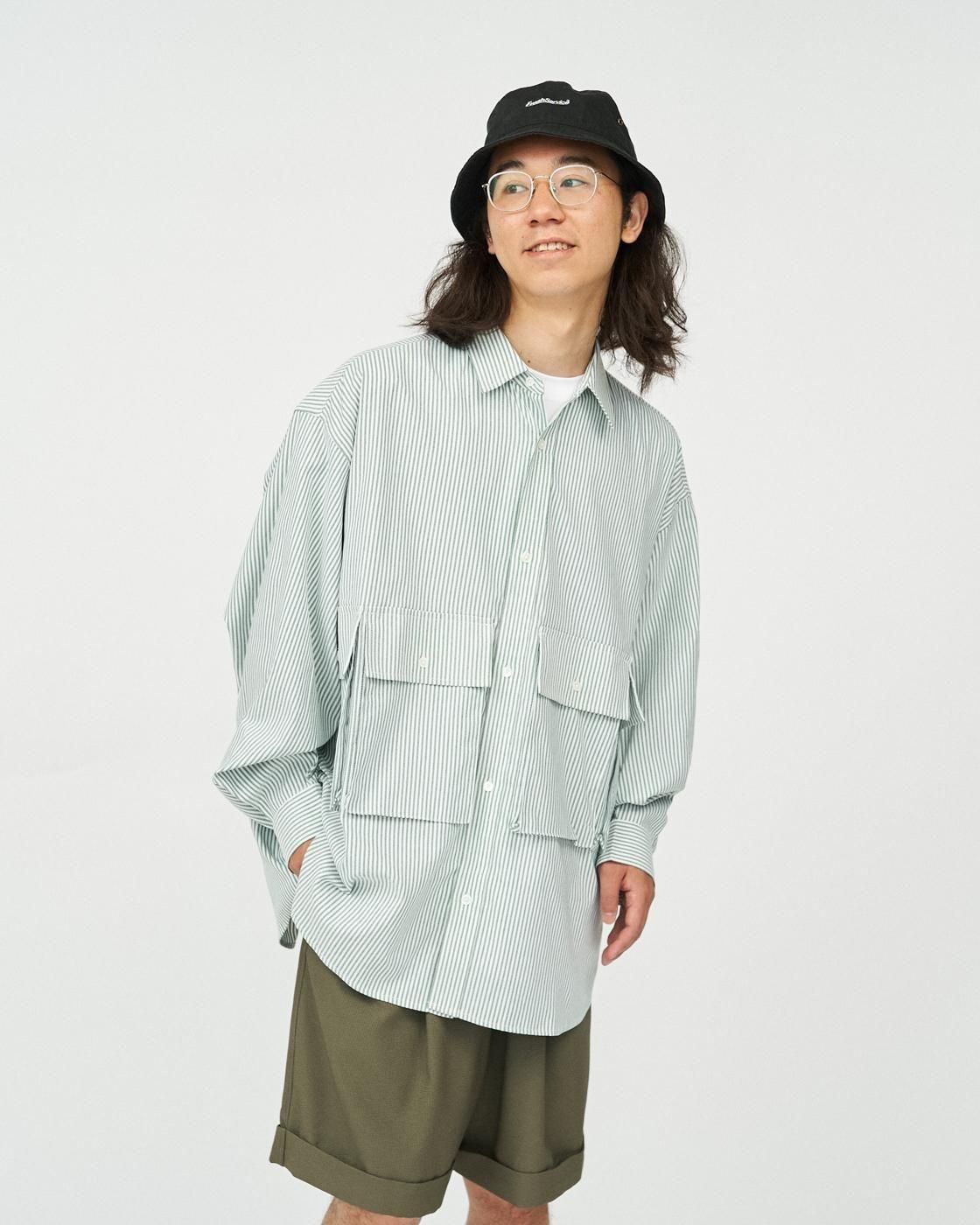 FreshService * DRY OXFORD FLAP POCKET L/S SHIRT(4Ÿ)