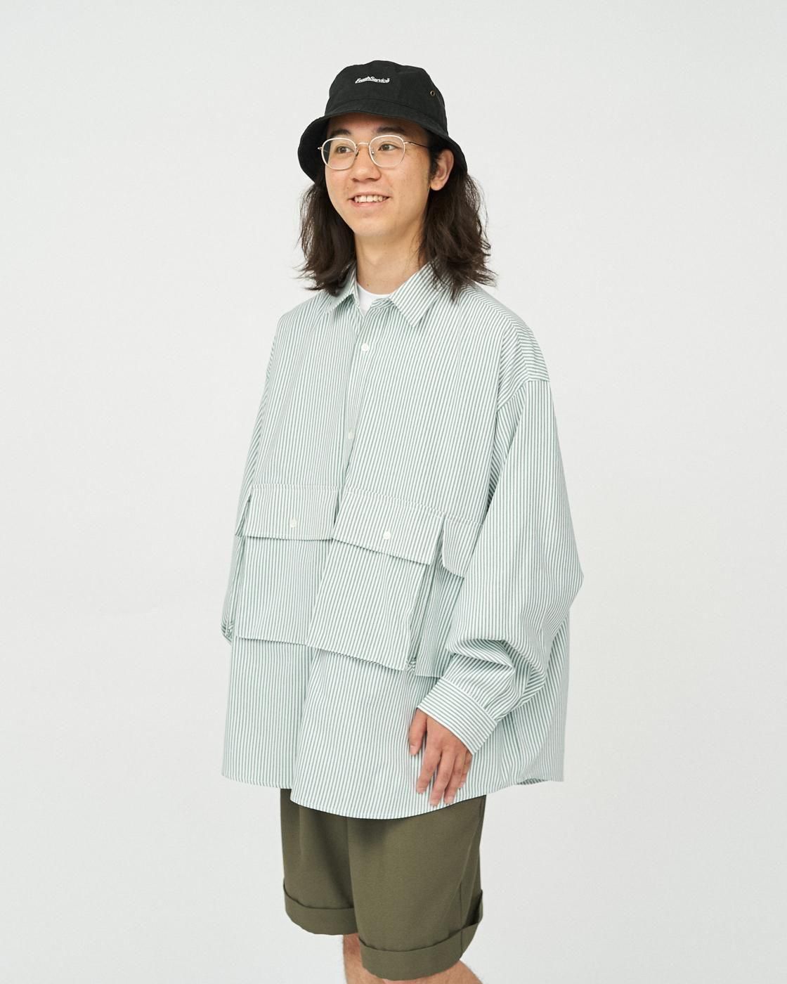 FreshService * DRY OXFORD FLAP POCKET L/S SHIRT(4Ÿ)