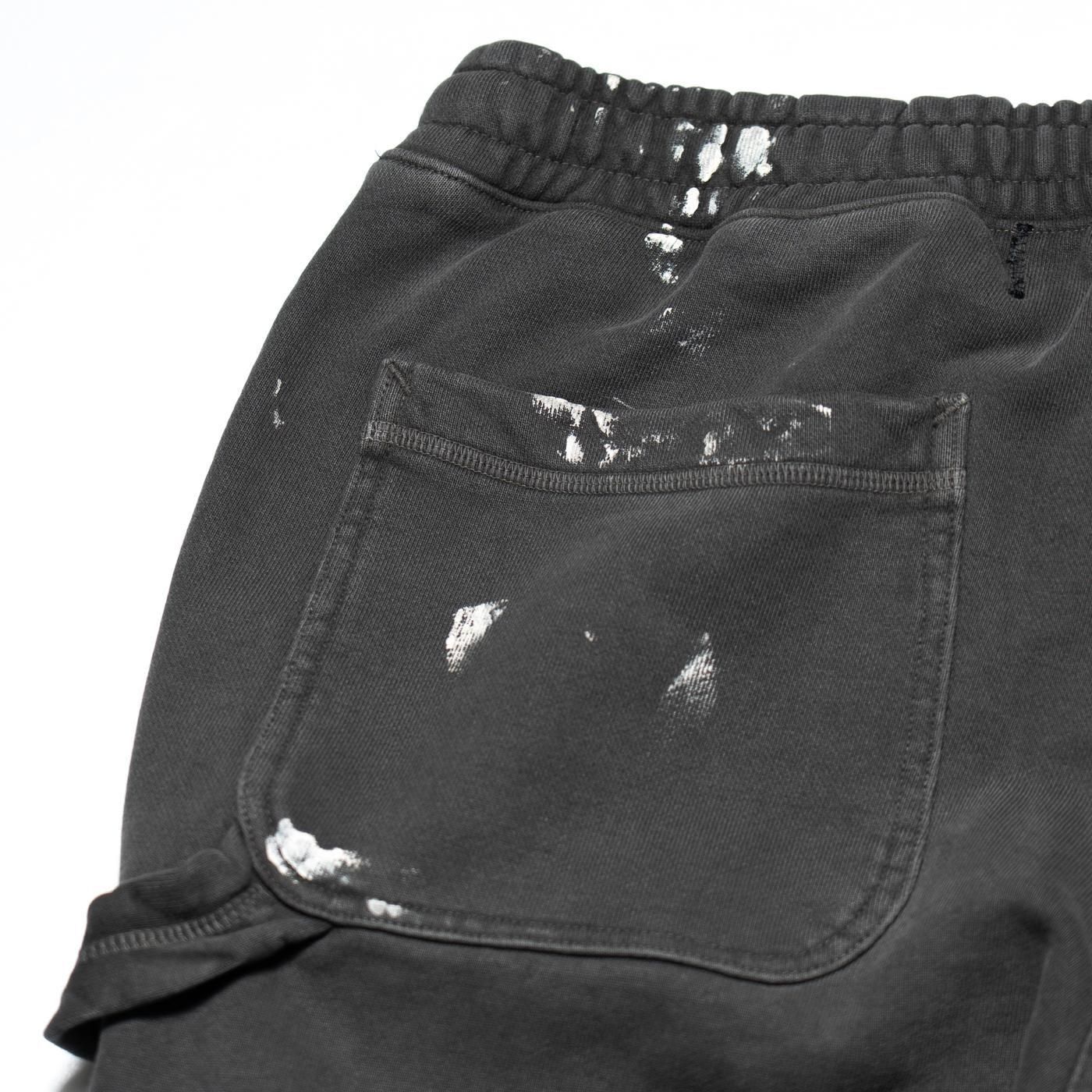 Perfect ribs * PR534051FP Wide Painter Pants Fade with Pigment Paint * Fade Black