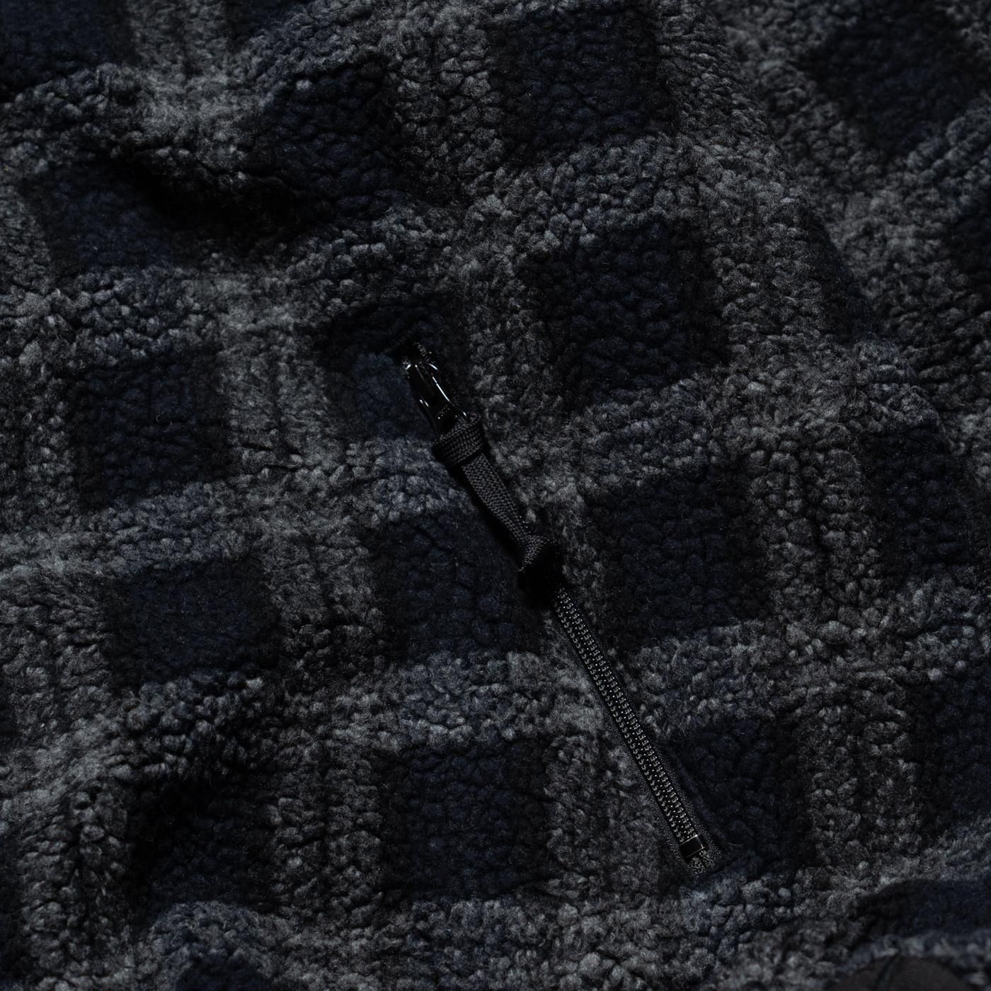 COMME des GARCONS HOMME * HP-T019 Wool Polyester Boa Blouson * Black/Gray