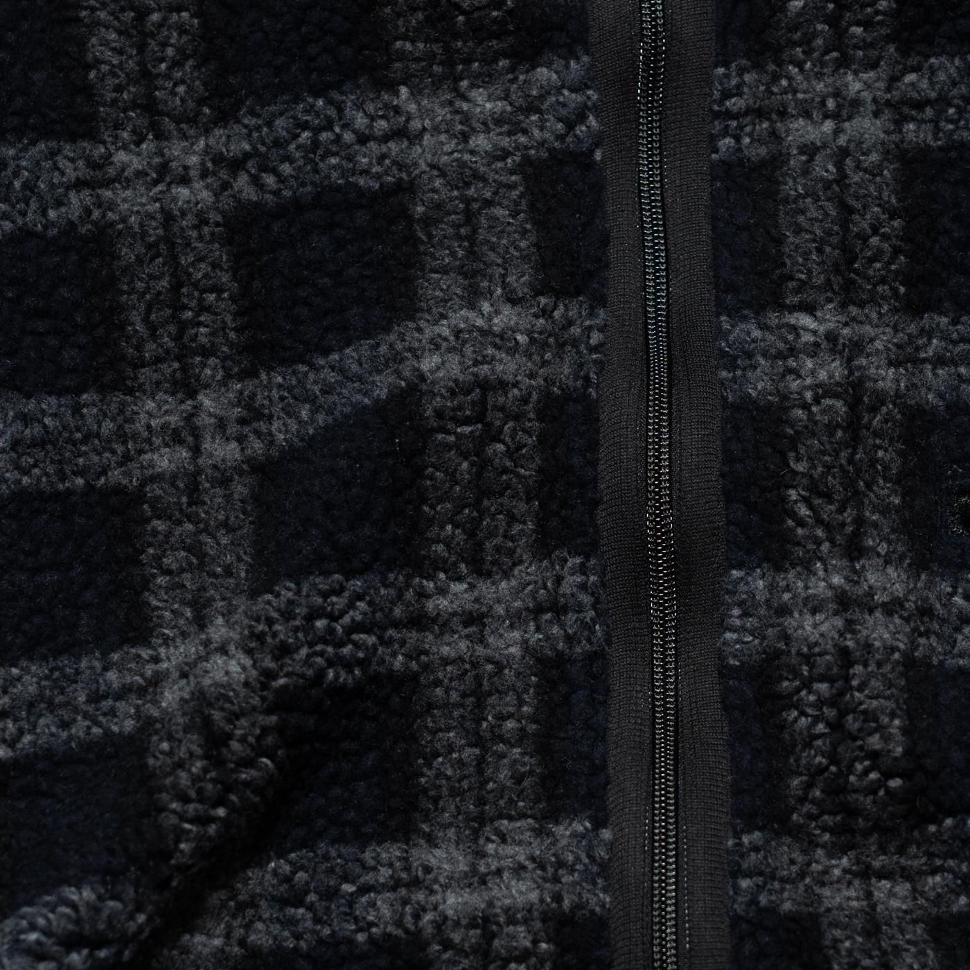 COMME des GARCONS HOMME * HP-T019 Wool Polyester Boa Blouson * Black/Gray