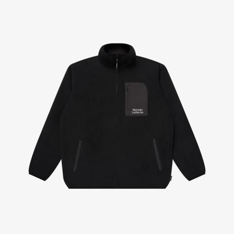 ANCHOR INC. * REVERSIBLE FLEECE JACKET * Black