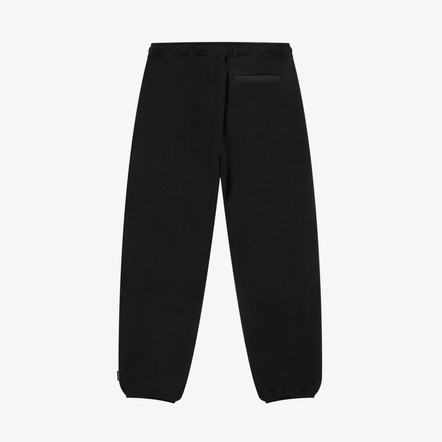 ANCHOR INC. * REVERSIBLE FLEECE PANTS * Black