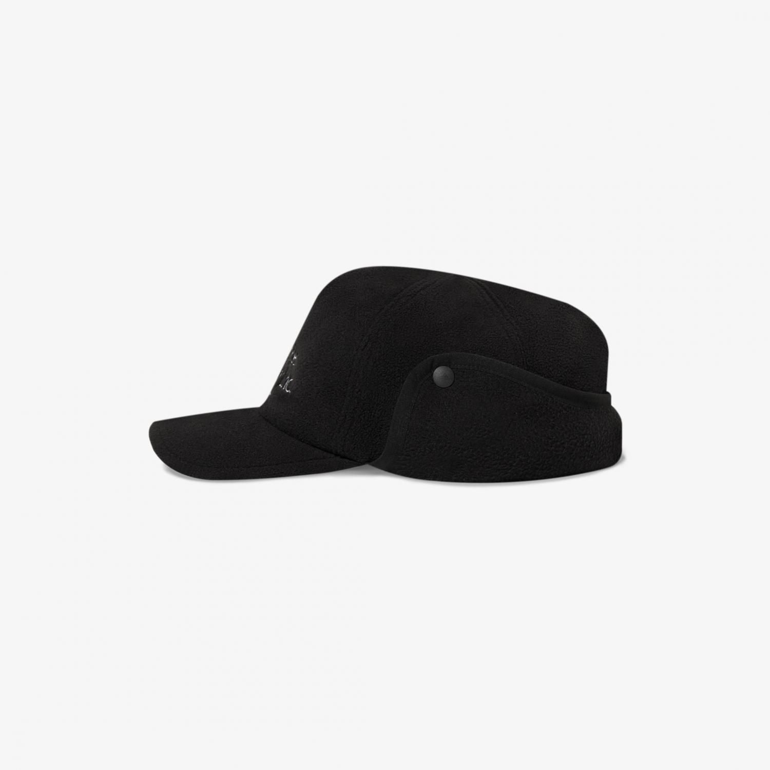 ANCHOR INC. * FLEECE FLAP CAP * Black