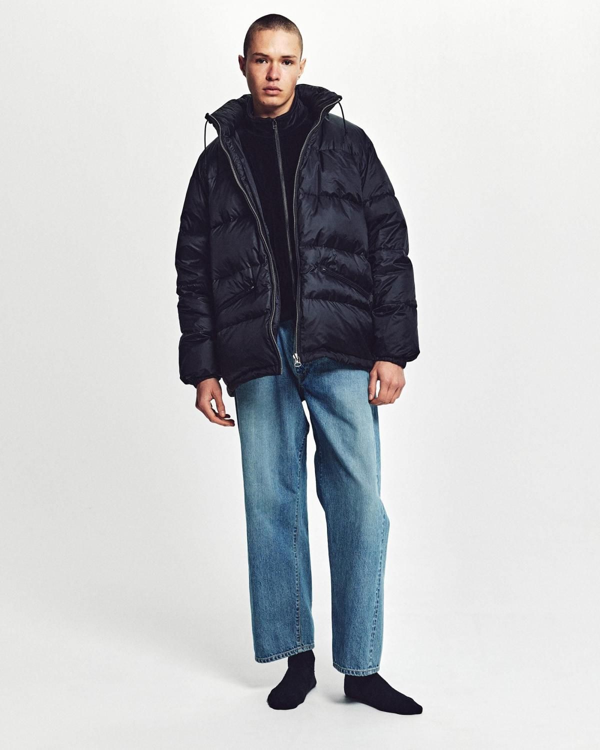 Unlikely * U25F-18-0001 Unlikely 3way Hybrid Down jacket * Black