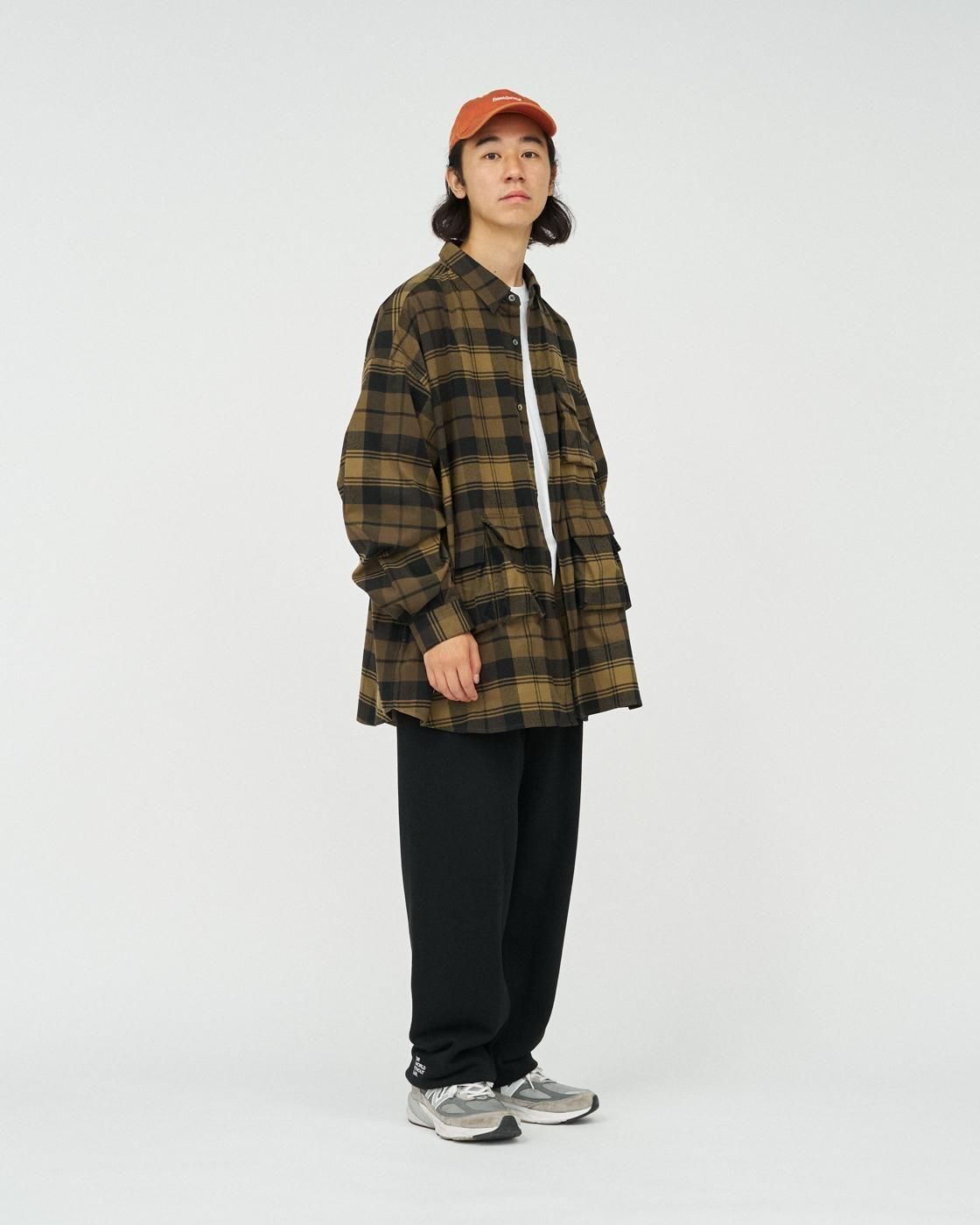 FreshService * FSC254-50059 FLANNEL CHECK MULTI POCKET SHIRT(2Ÿ)