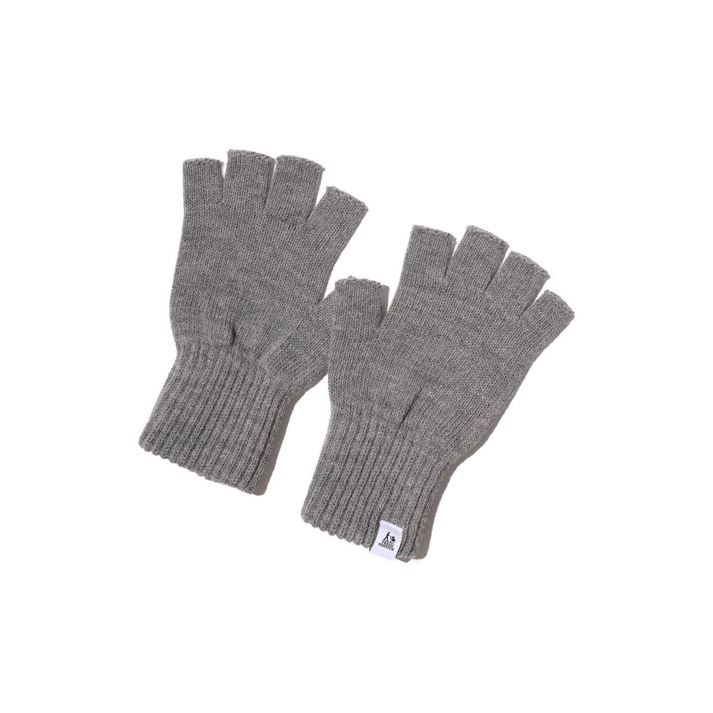 FreshService * FSP254-90068 THERMAL RIB KNIT FINGERLESS GLOVES(5Ÿ)