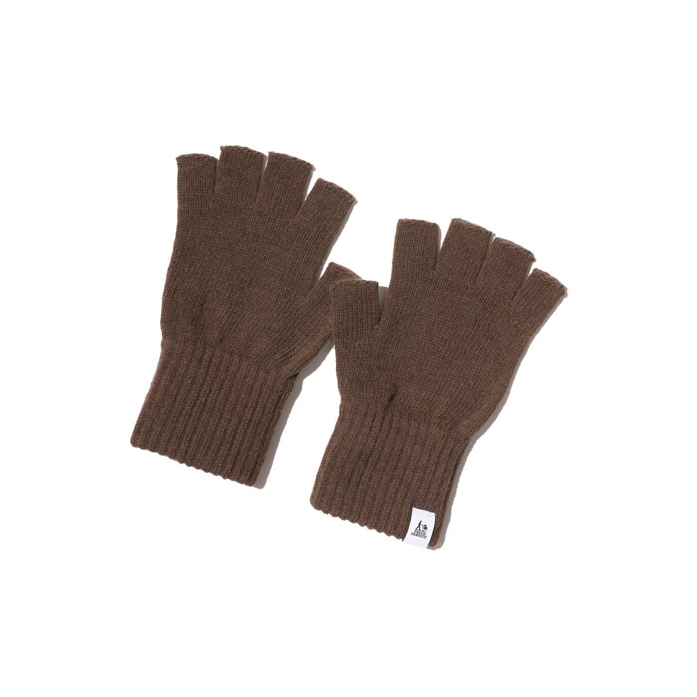 FreshService * FSP254-90068 THERMAL RIB KNIT FINGERLESS GLOVES(5Ÿ)