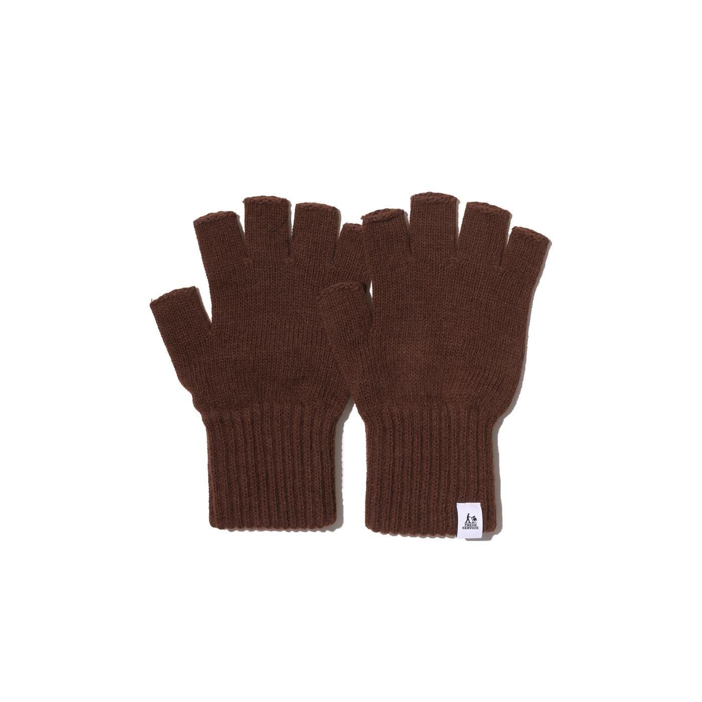 FreshService * FSP254-90068 THERMAL RIB KNIT FINGERLESS GLOVES(5Ÿ)