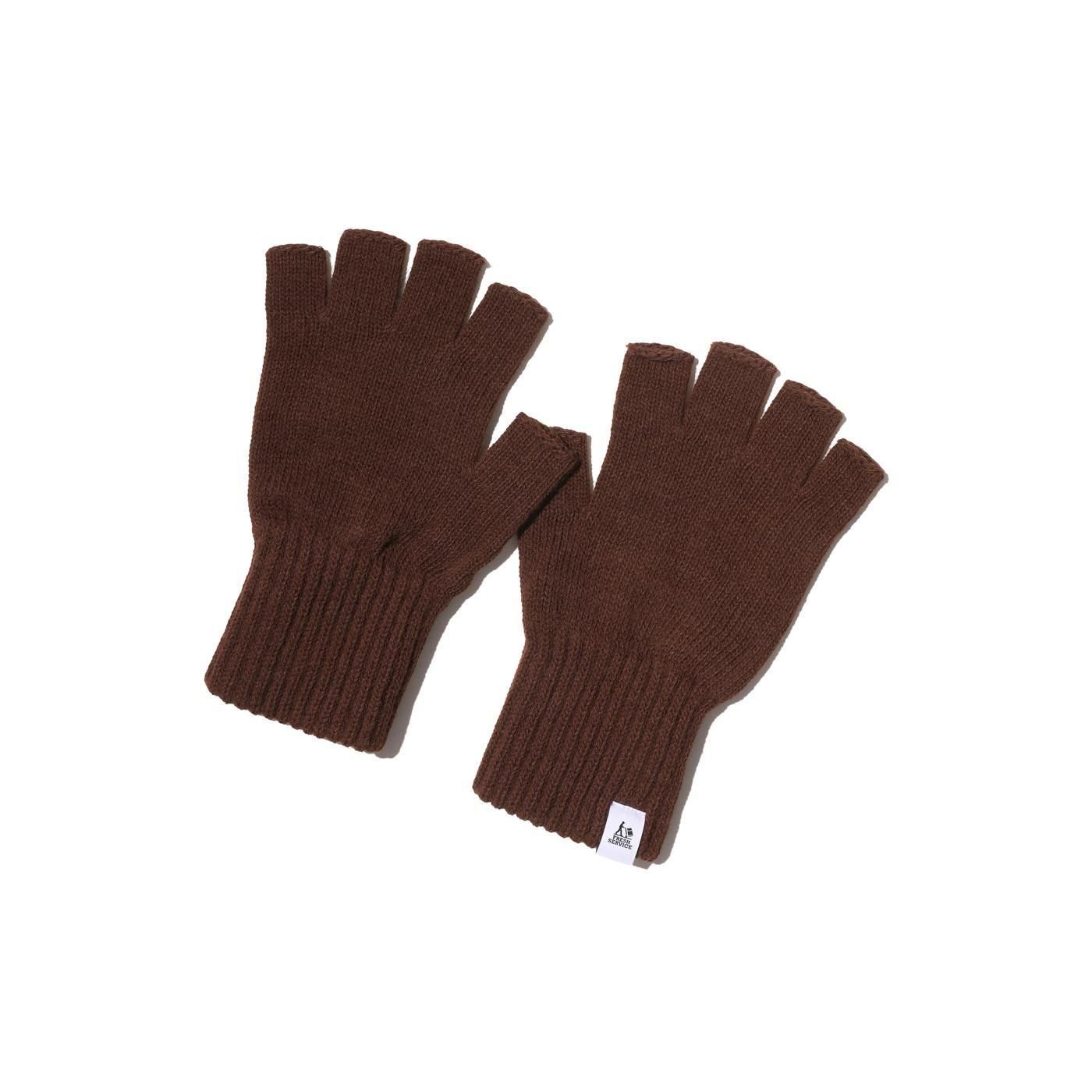 FreshService * FSP254-90068 THERMAL RIB KNIT FINGERLESS GLOVES(5Ÿ)