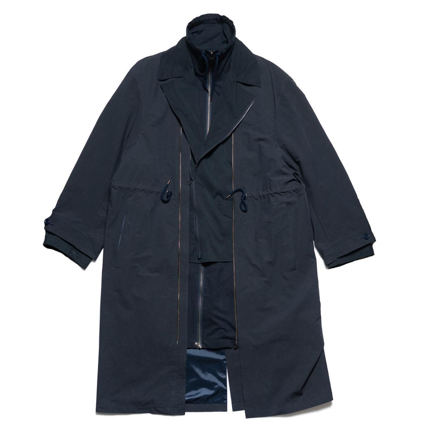 FACETASM * JOO-CO-M02 TRIPLE LAYERED COAT * Navy
