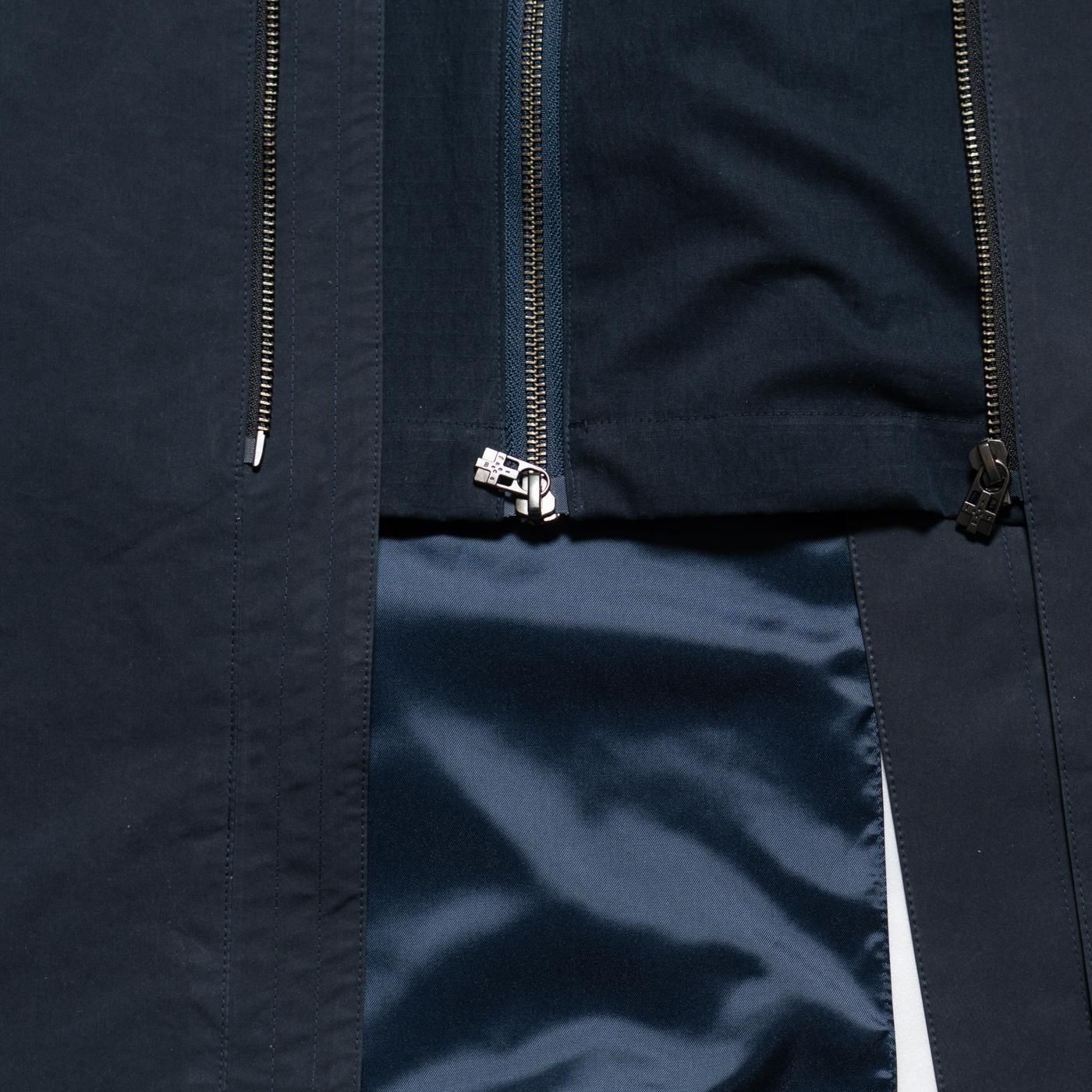 FACETASM * JOO-CO-M02 TRIPLE LAYERED COAT * Navy