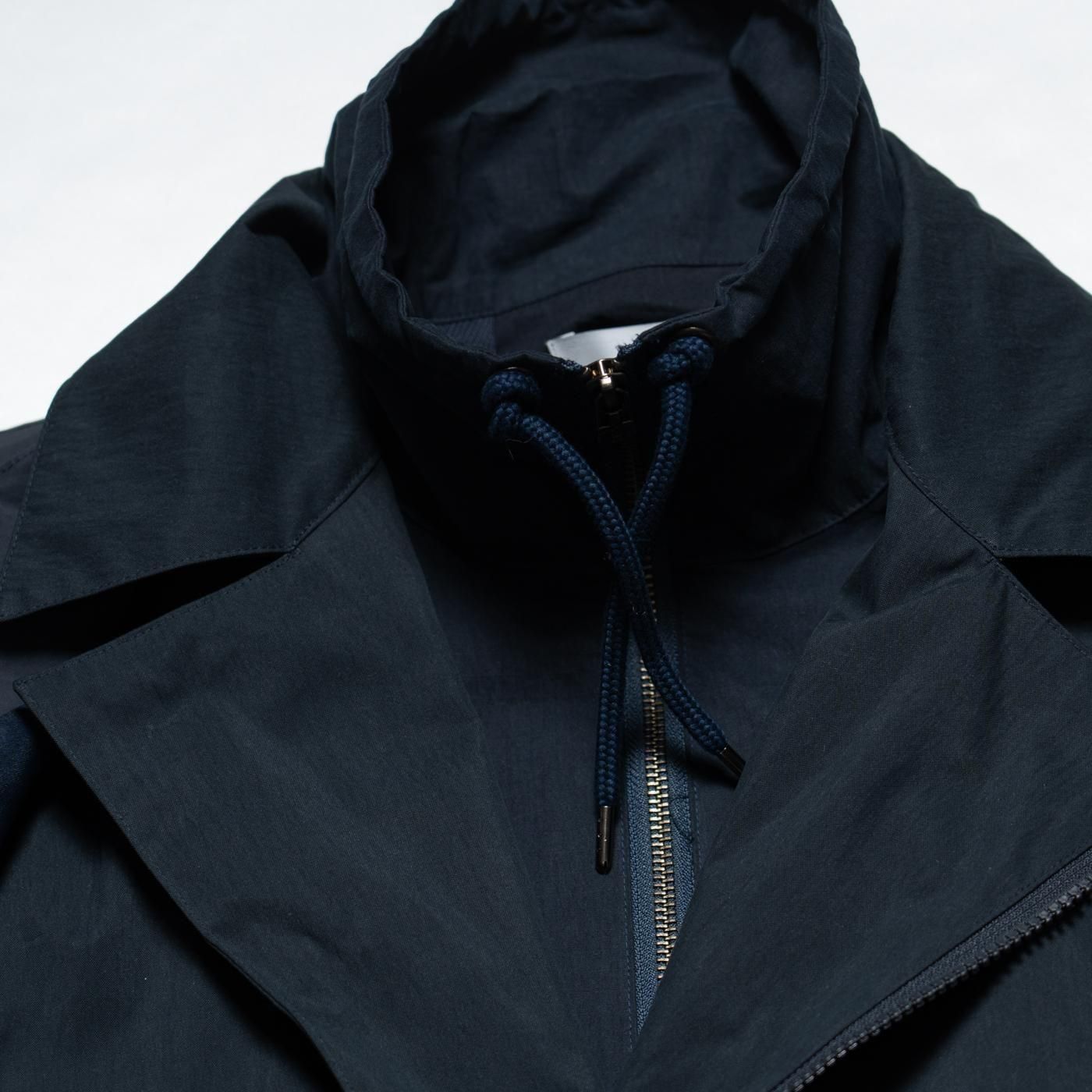 FACETASM * JOO-CO-M02 TRIPLE LAYERED COAT * Navy