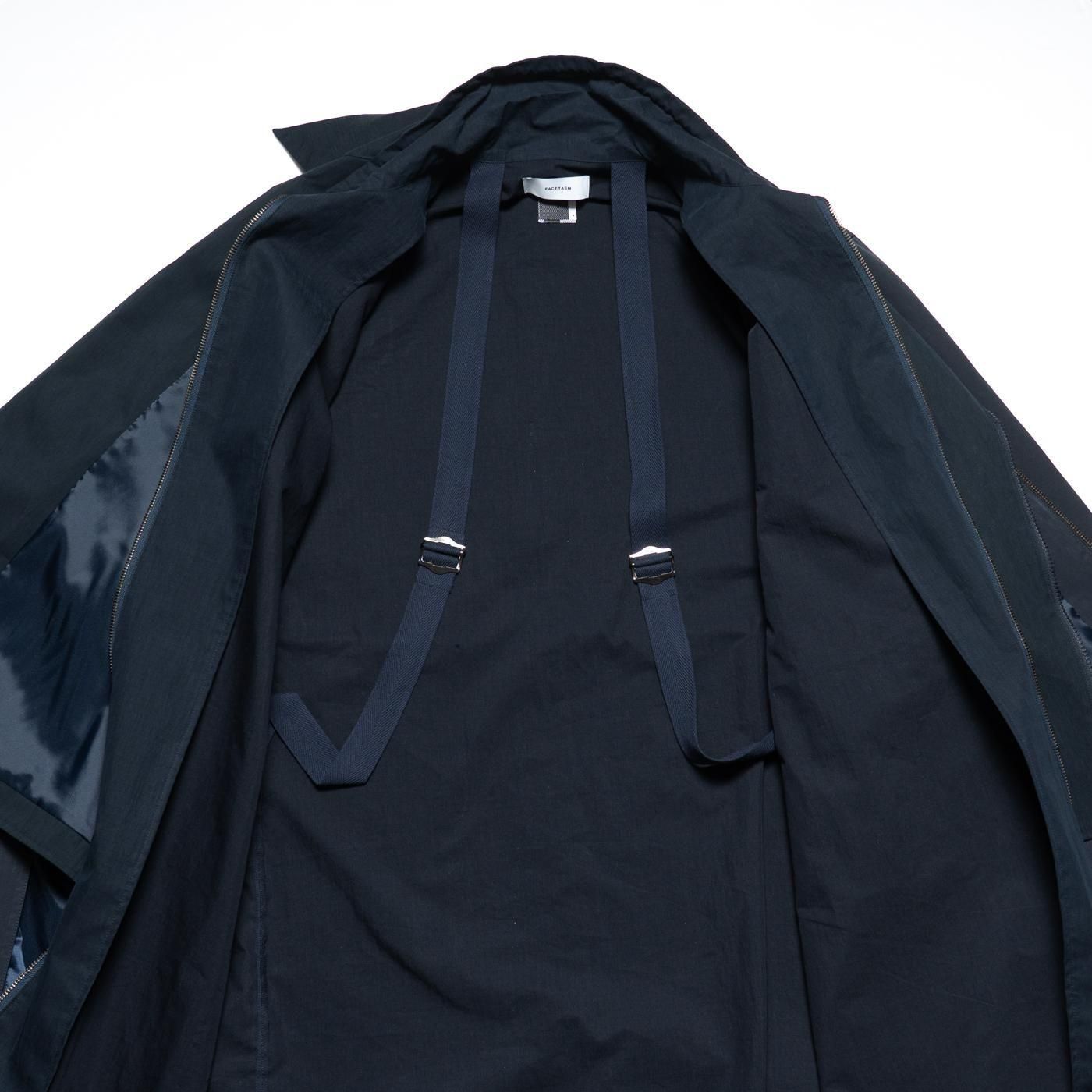 FACETASM * JOO-CO-M02 TRIPLE LAYERED COAT * Navy