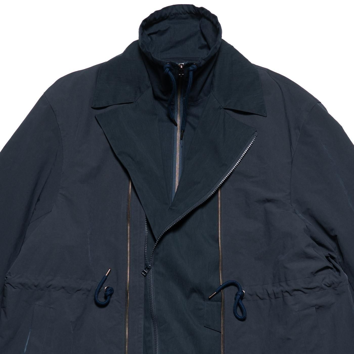 FACETASM * JOO-CO-M02 TRIPLE LAYERED COAT * Navy