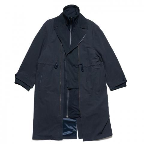 FACETASM * JOO-CO-M02 TRIPLE LAYERED COAT * Navy