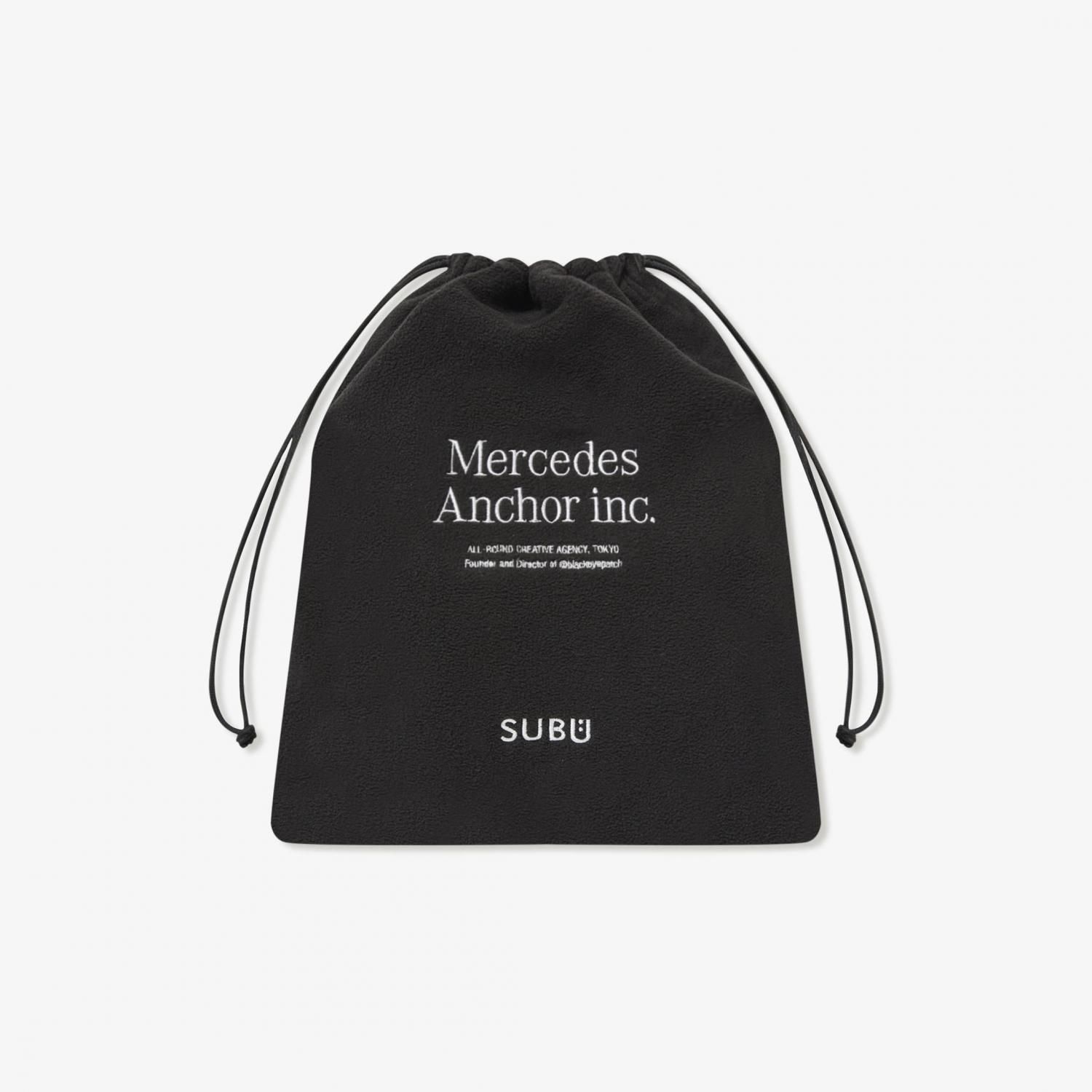 ANCHOR INC. * FLEECE SUBU SANDLES * Black