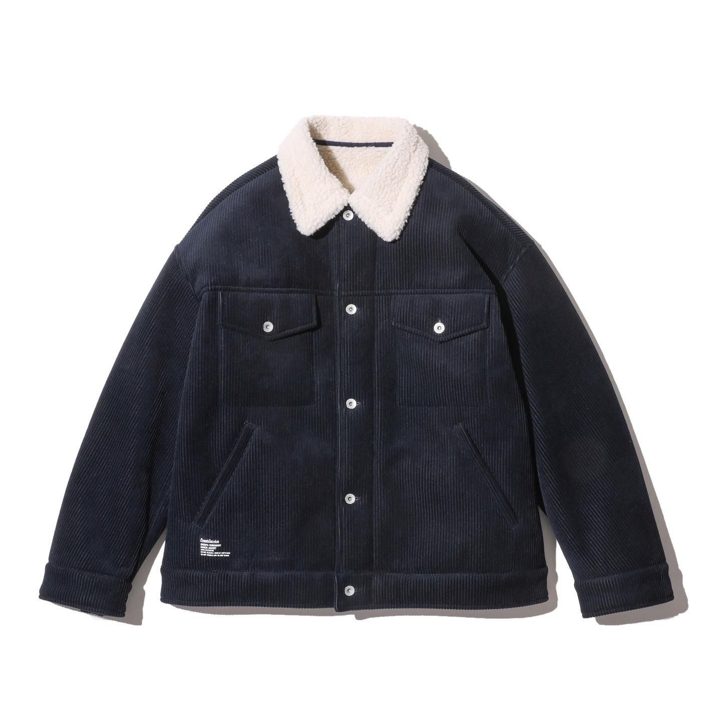 FreshService * FSC254-30063 SHERPE CORDUROY RANCH JACKET * Navy
