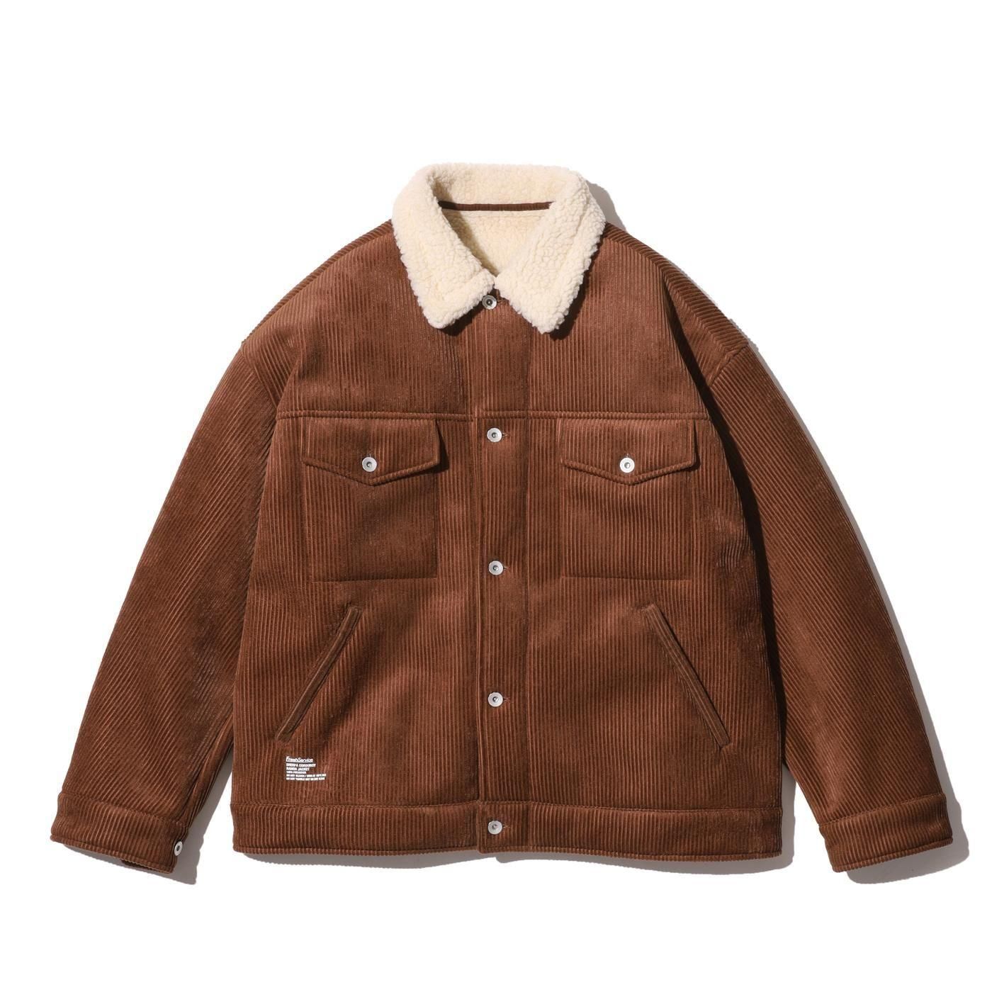 FreshService * FSC254-30063 SHERPE CORDUROY RANCH JACKET * Navy