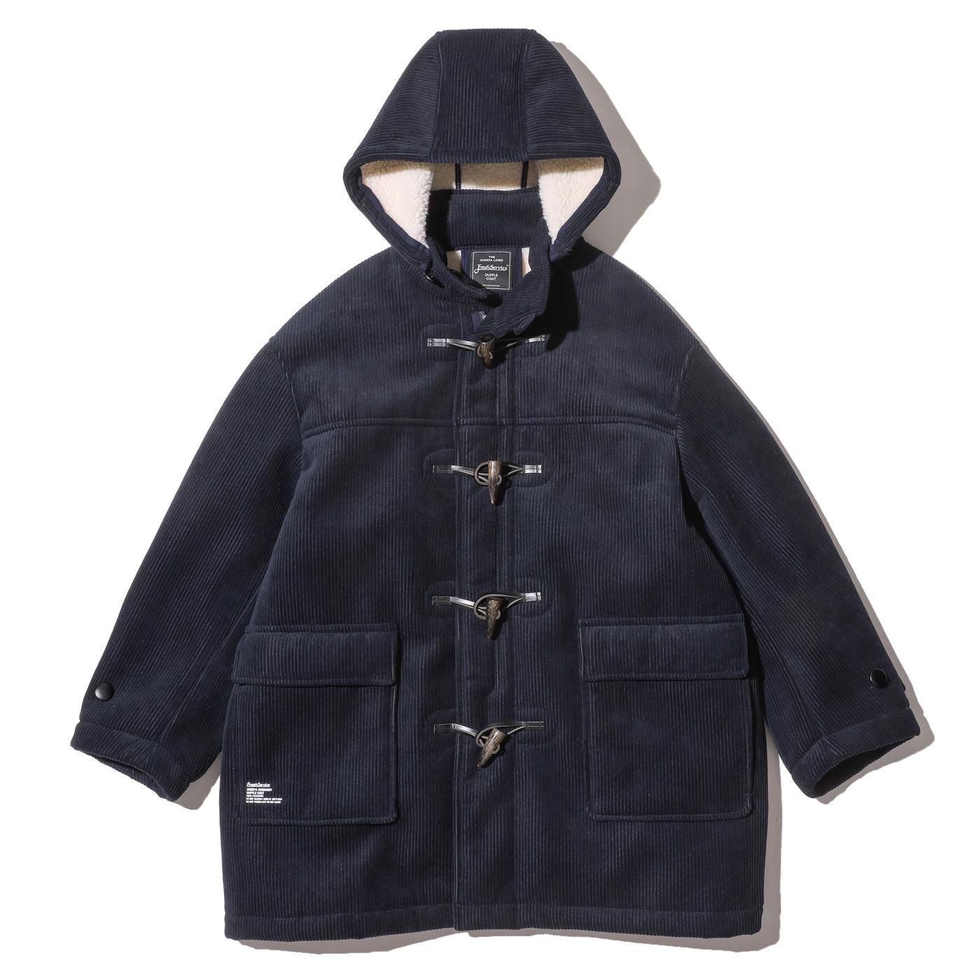 FreshService * FSC254-10064 SHERPA CORDUROY DUFFLE COAT(2Ÿ)