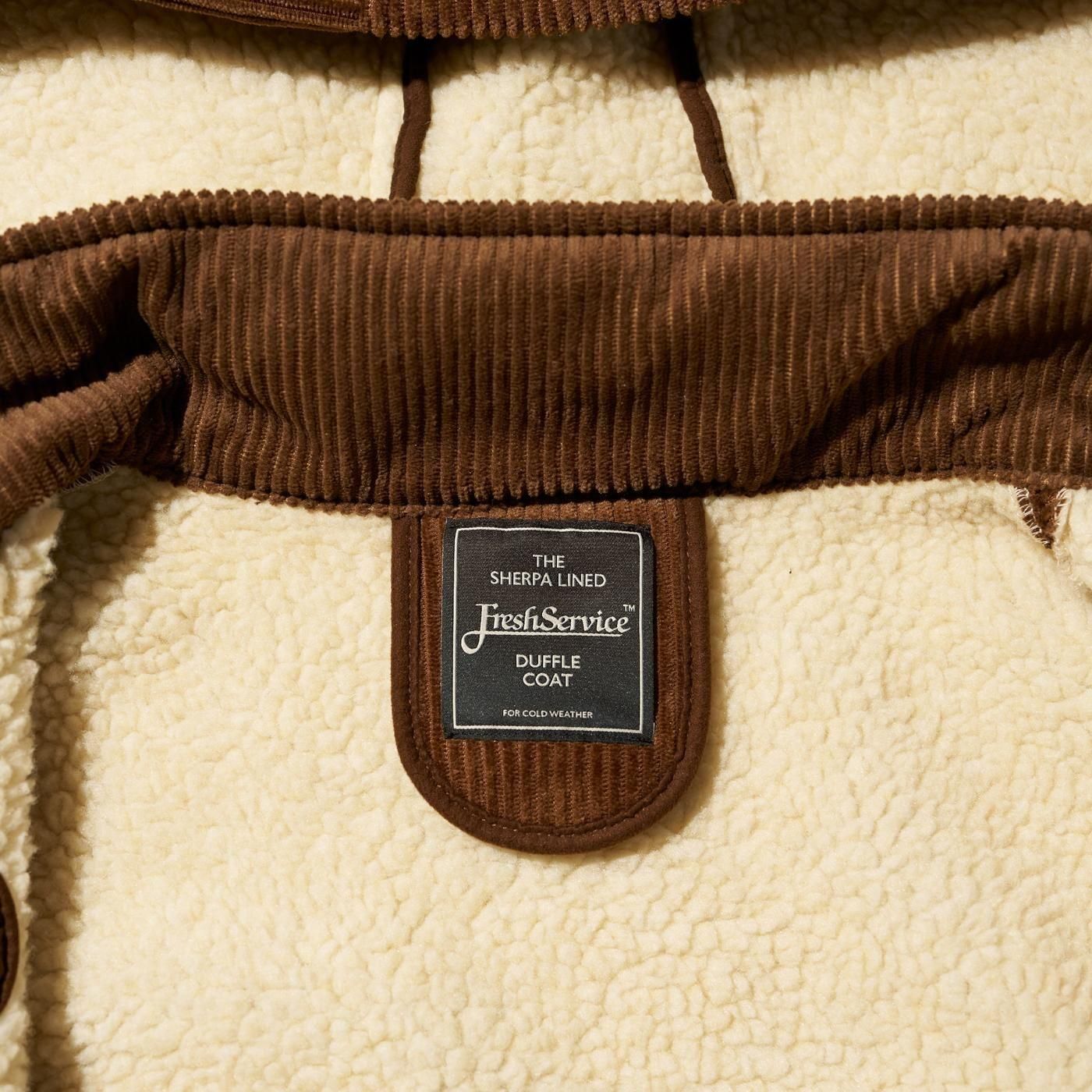 FreshService * FSC254-10064 SHERPA CORDUROY DUFFLE COAT(2Ÿ)