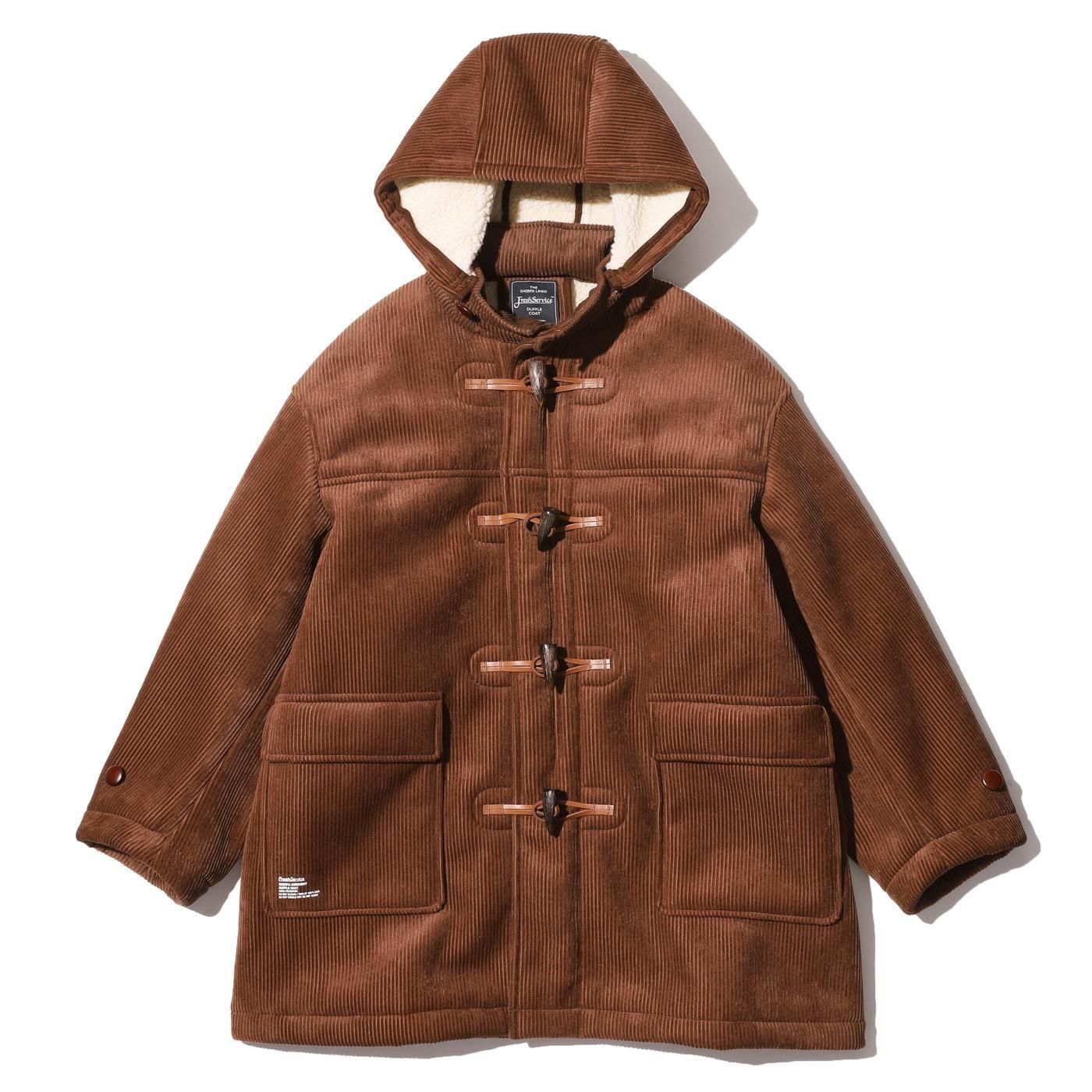 FreshService * FSC254-10064 SHERPA CORDUROY DUFFLE COAT(2Ÿ)