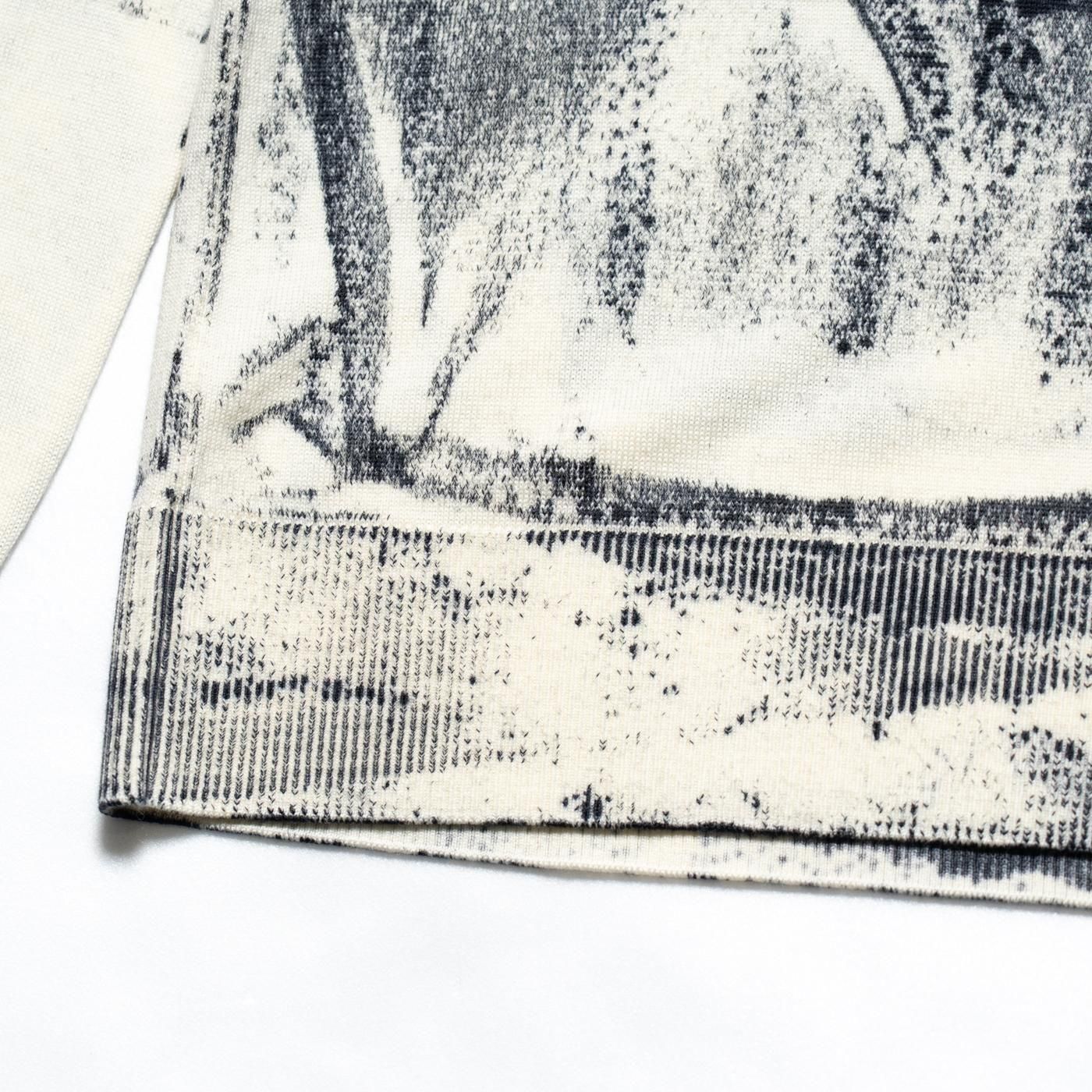 OAMC * OAF5MM01AP TURTLE NECK KNIT * White/Gray