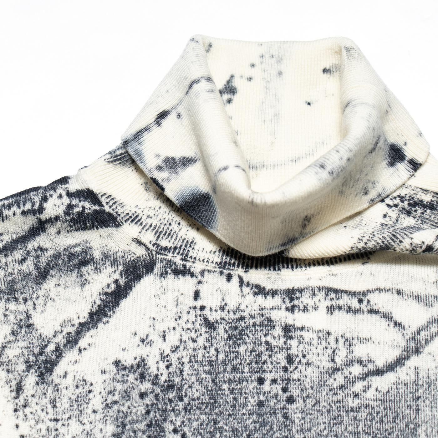 OAMC * OAF5MM01AP TURTLE NECK KNIT * White/Gray